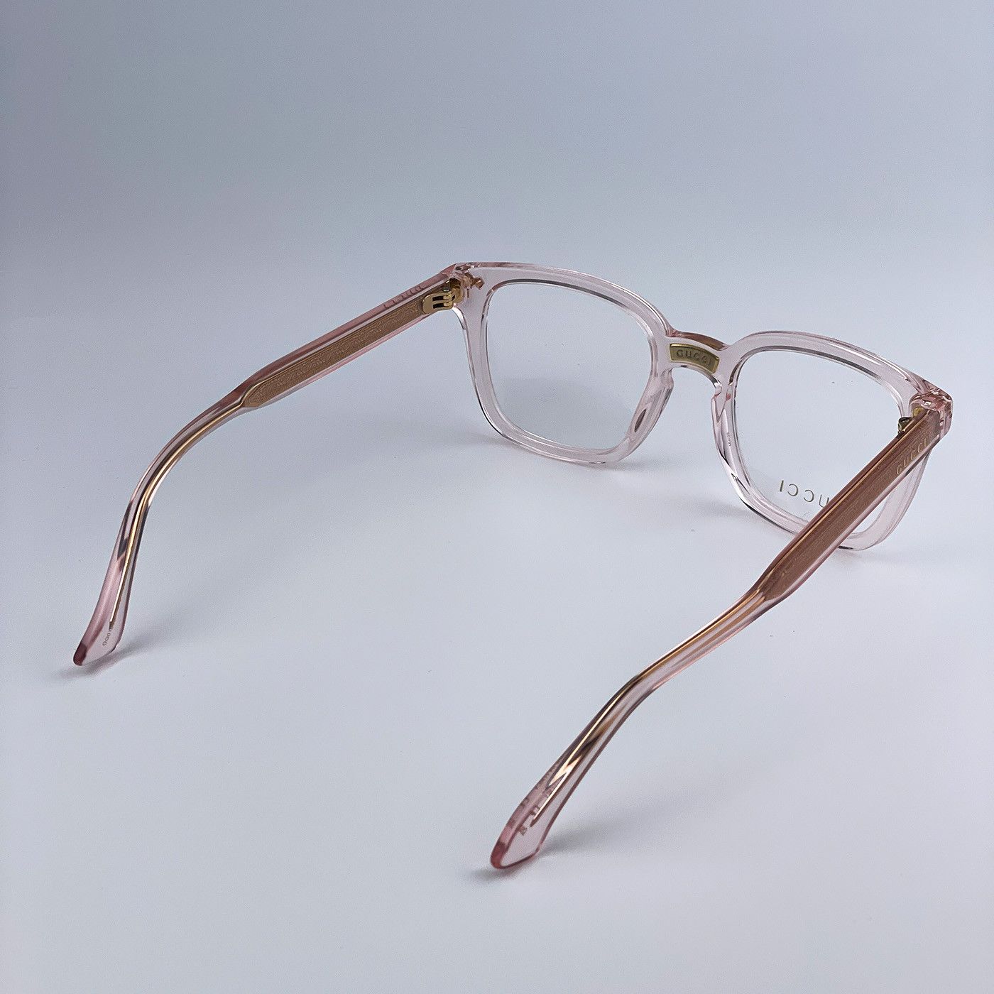 Gucci NEW Gucci GG0184O 013 Pink Square Unisex Eyeglasses Size ONE SIZE - 10 Thumbnail