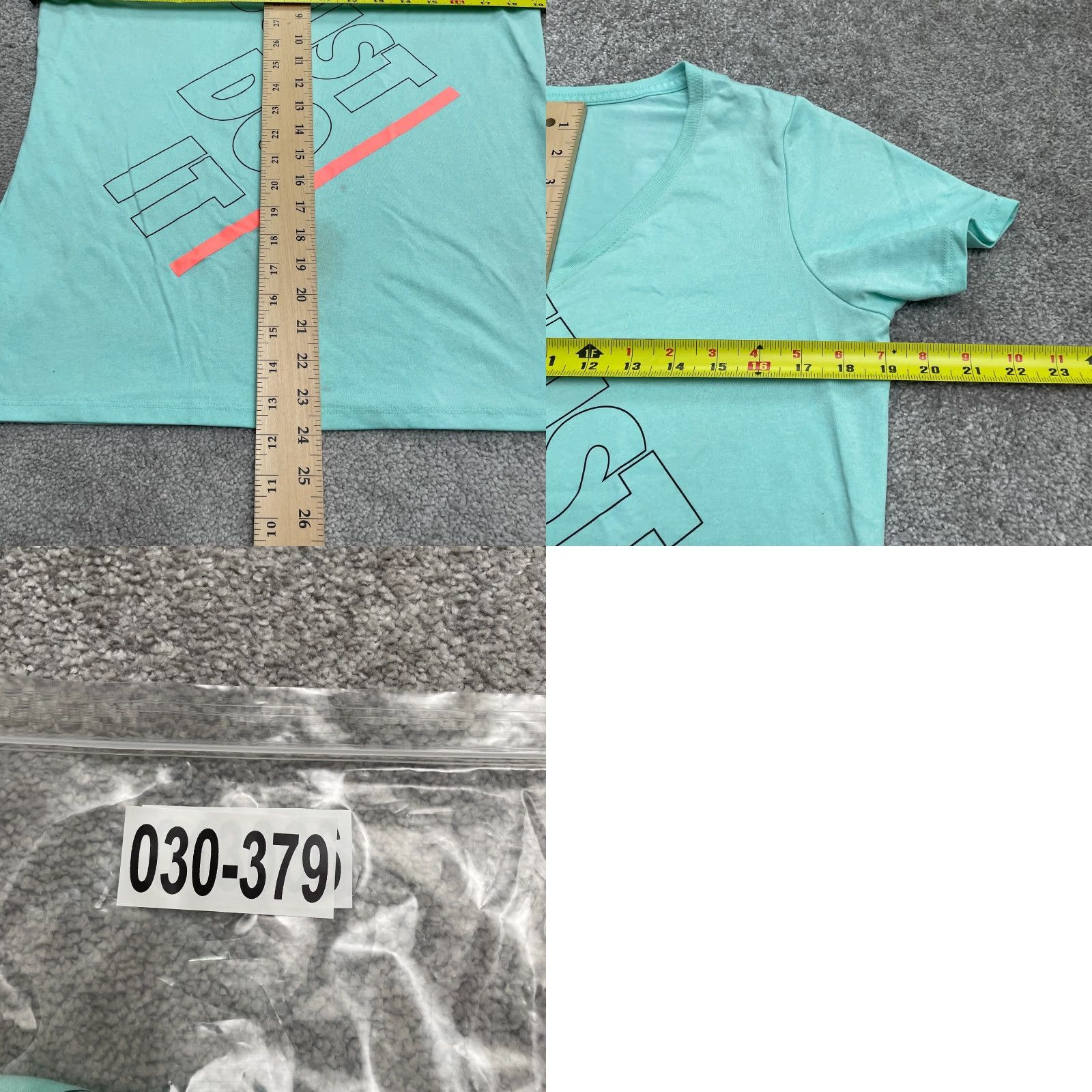 Nike Nike Tee T-Shirt Womens L Green Graphic Print V-Neck Short Sleeve Athletic Casual Shirt Size L / US 10 / IT 46 - 9 Thumbnail