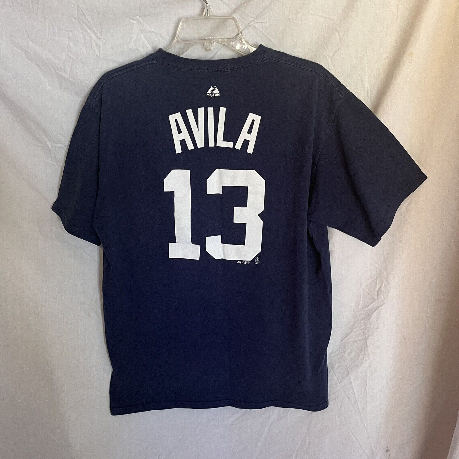 Majestic DETROIT TIGERS tee #13 Alex Avila T shirt baseball 2009-2015 Size US L / EU 52-54 / 3 - 5 Thumbnail