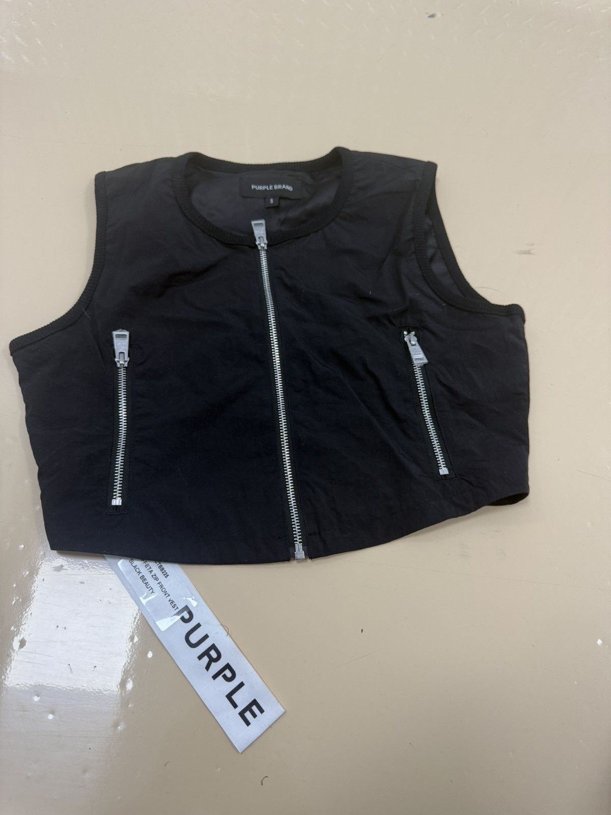 Other Purple Brand Zip Front Vest Size S / US 4 / IT 40 - 1 Thumbnail