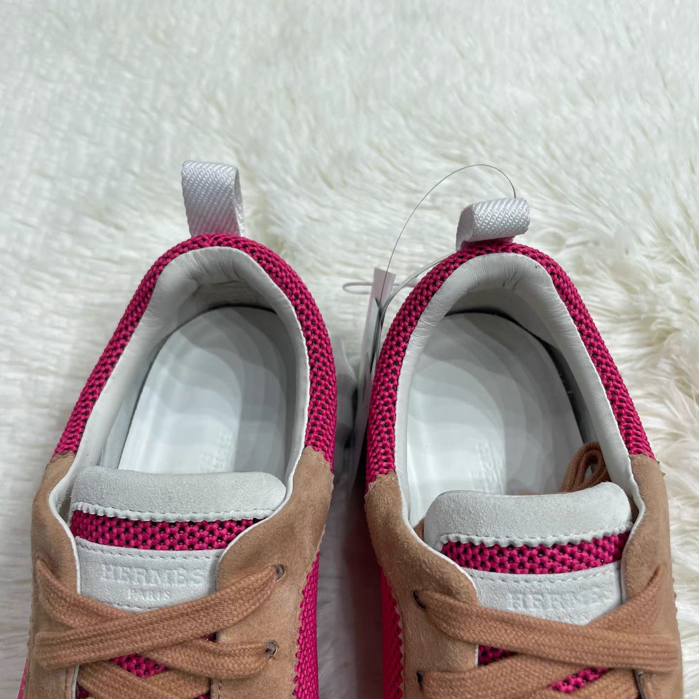 Hermes HERMES H Crystal Embellished Suede Mules K15 Size US 6 / IT 36 - 7 Thumbnail