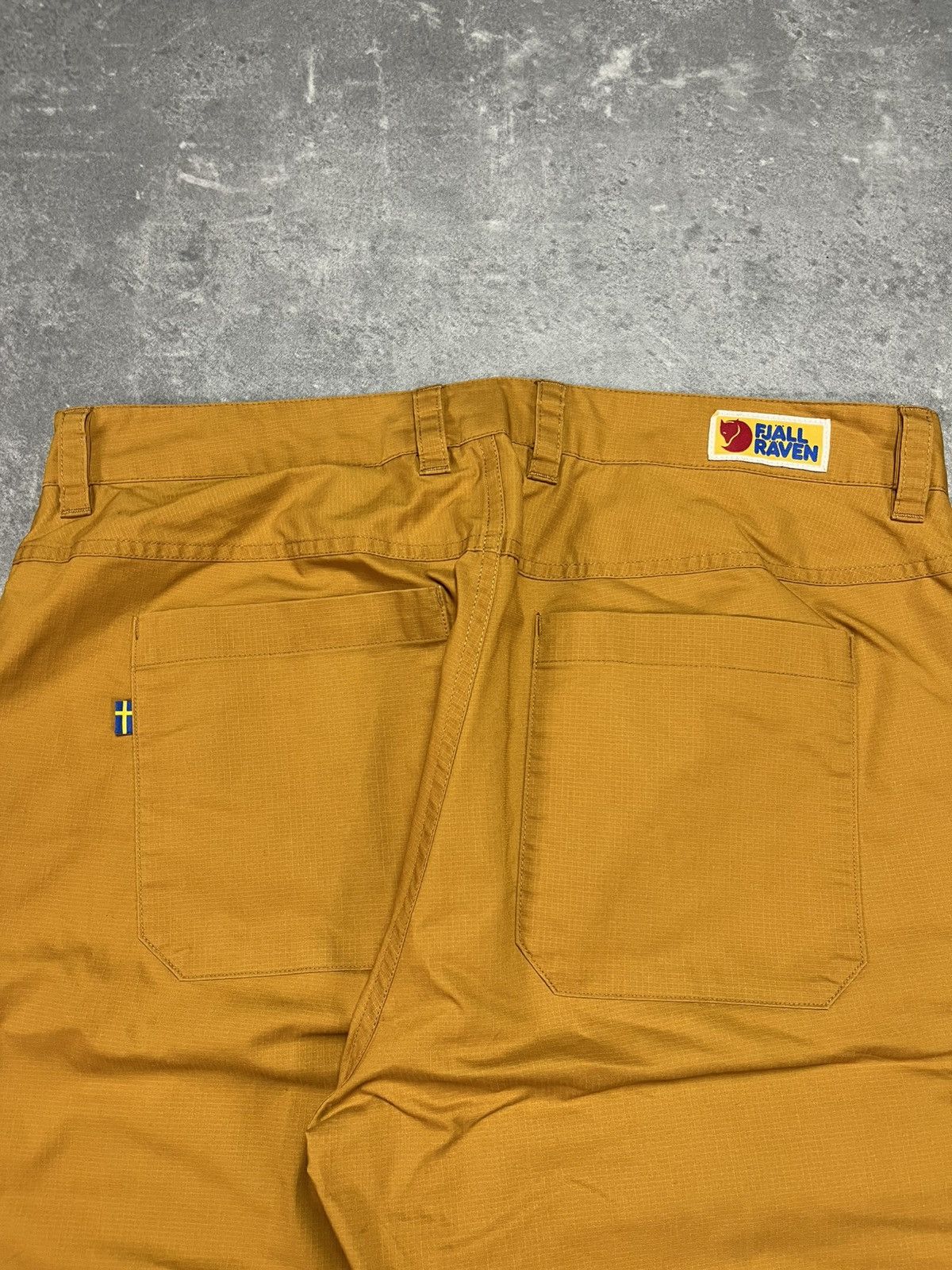 Fjallraven Fjallraven G-1000 Rare Dark Yellow Light Cargo Pants 34 Size US 34 / EU 50 - 12 Thumbnail