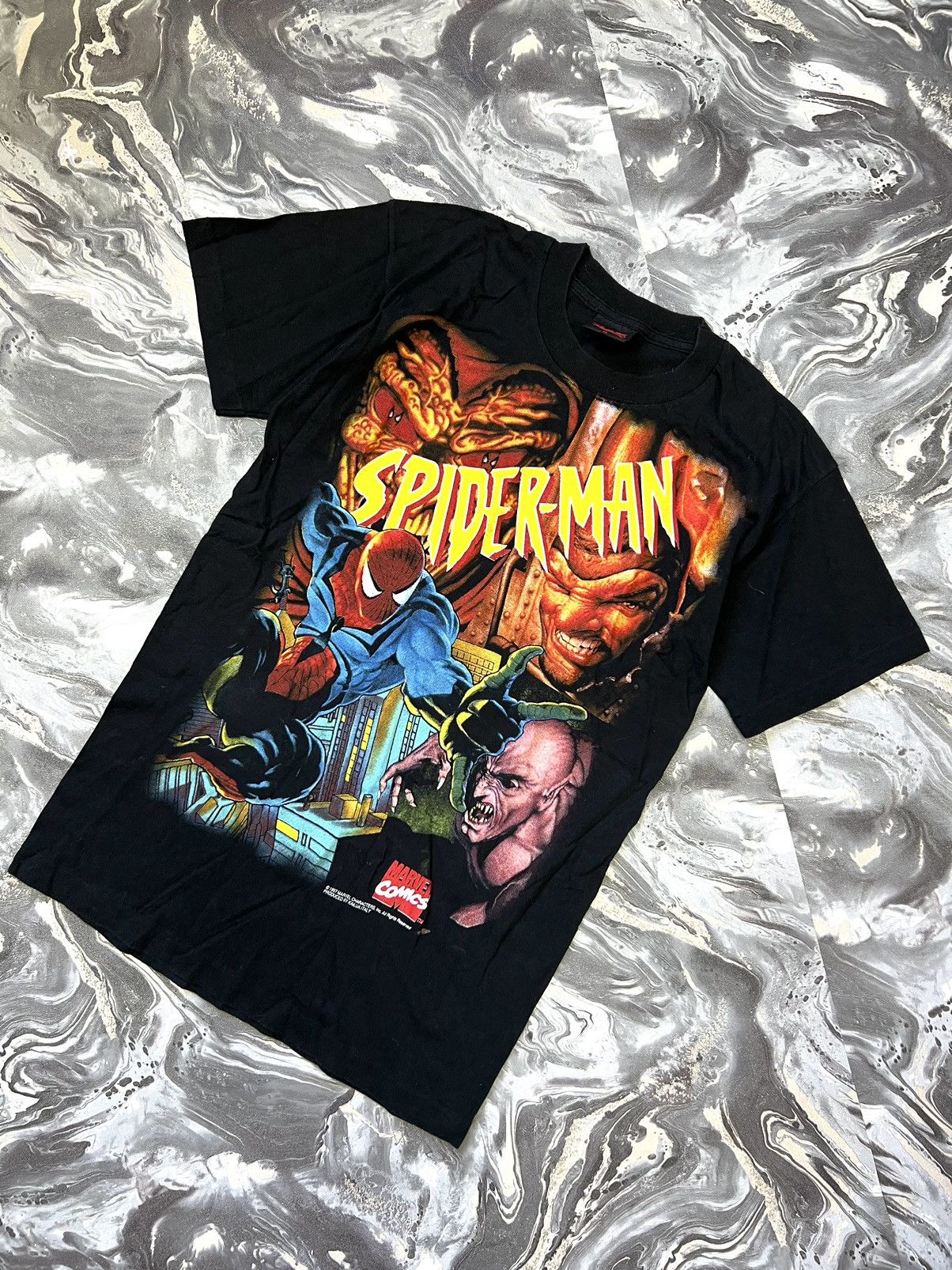 Band Tees Vintage 1997 rare Spiderman Marvel T-shirt Size US M / EU 48-50 / 2 - 2 Thumbnail