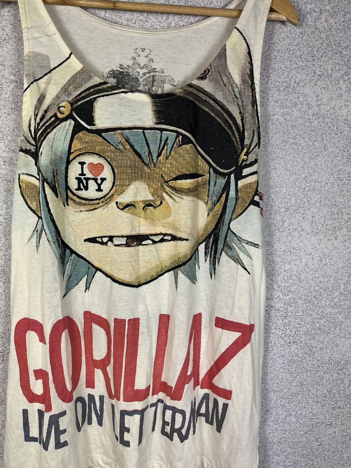 Band Tees Vintage Gorillaz Big Overprint Logo Band Tank Top Size US XL / EU 56 / 4 - 4 Thumbnail