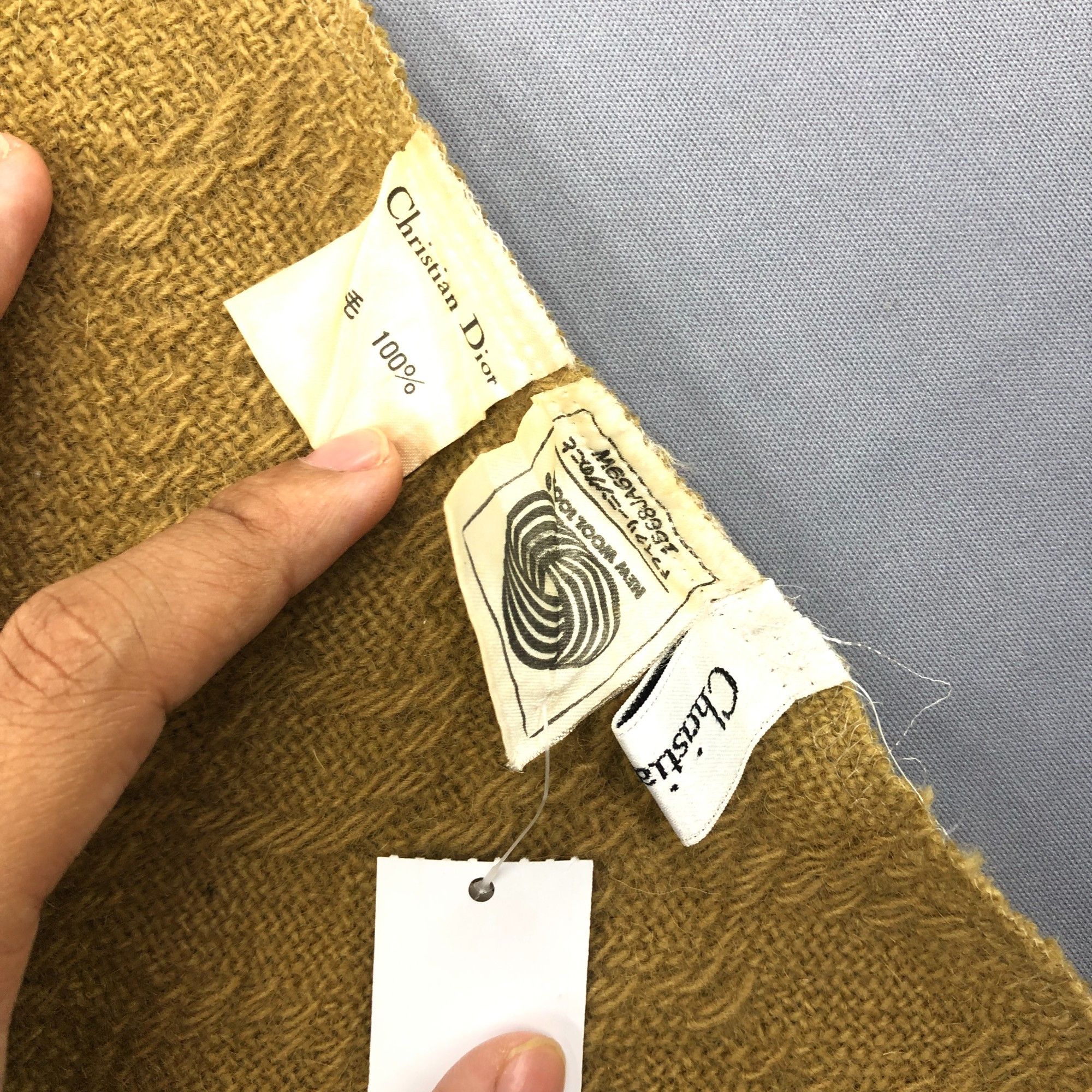 Japanese Brand Vintage Christian Dior Scarf Muffler Wool Wrap Scarves Size ONE SIZE - 5 Thumbnail