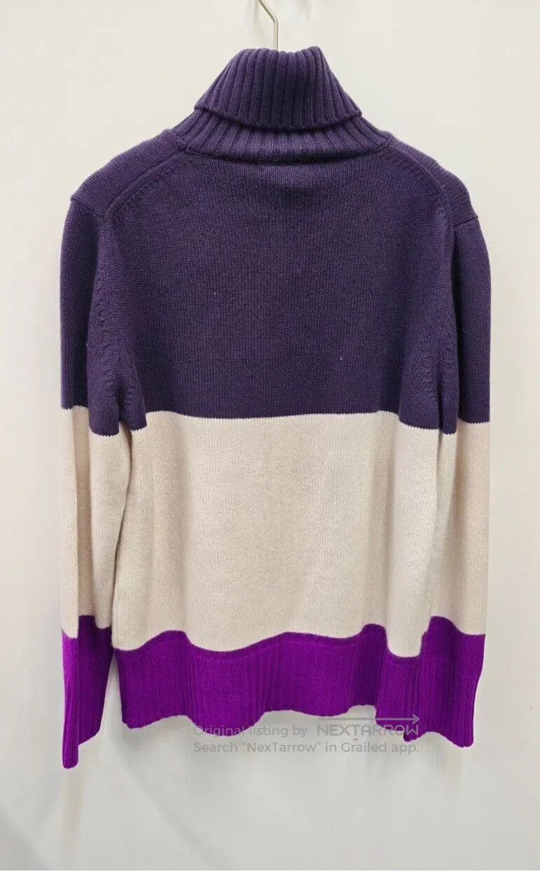 Colombo Cashmere Turtleneck Sweater in Purple. Size M / US 6-8 / IT 42-44 - 2 Thumbnail