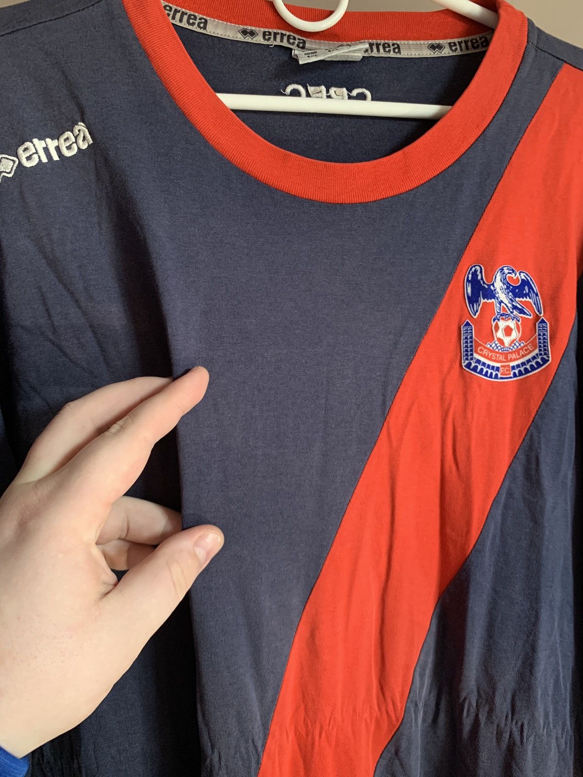 Errea Crystal Palace Training Football Shirt Errea Soccer Jersey Size US XXL / EU 58 / 5 - 8 Thumbnail