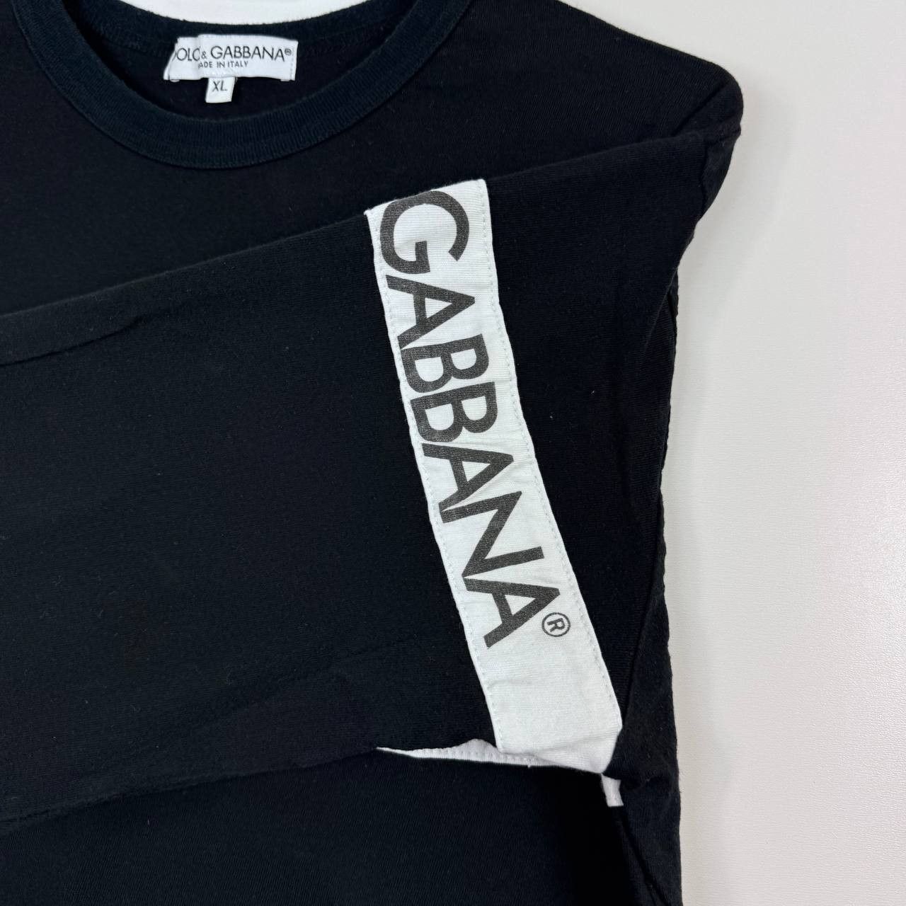 Dolce & Gabbana Dolce & Gabbana Long Sleeve Navy White Stripe Mens Size XL Size US XL / EU 56 / 4 - 4 Thumbnail