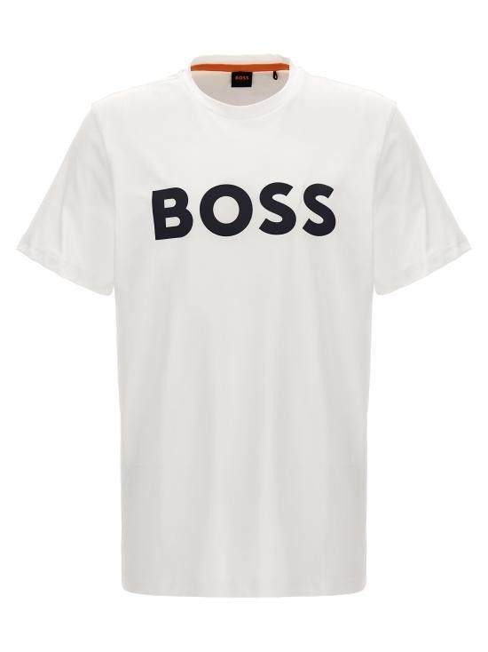 Hugo HUGO BOSS Men T-Shirts 50481923 100 WHITE Size US XL / EU 56 / 4 - 1 Thumbnail