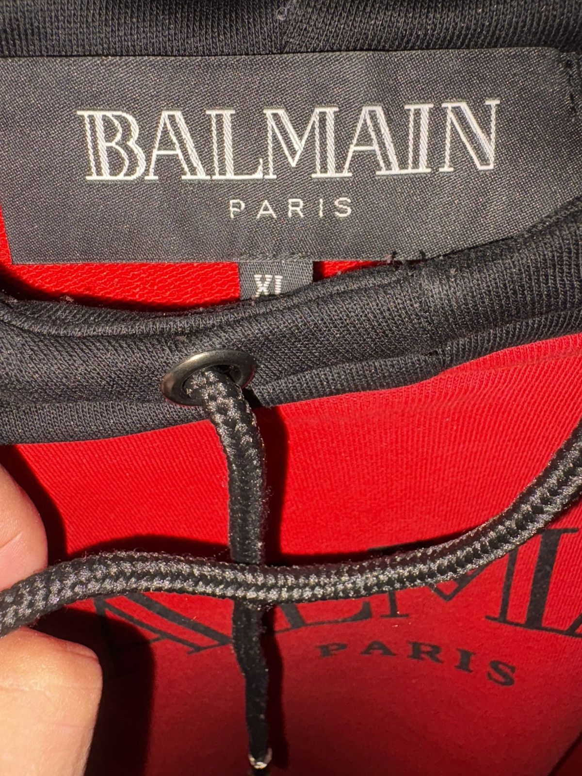 Balmain Balmain Hoodie XL (fits men Size M/L) Size XL / US 12-14 / IT 48-50 - 2 Thumbnail