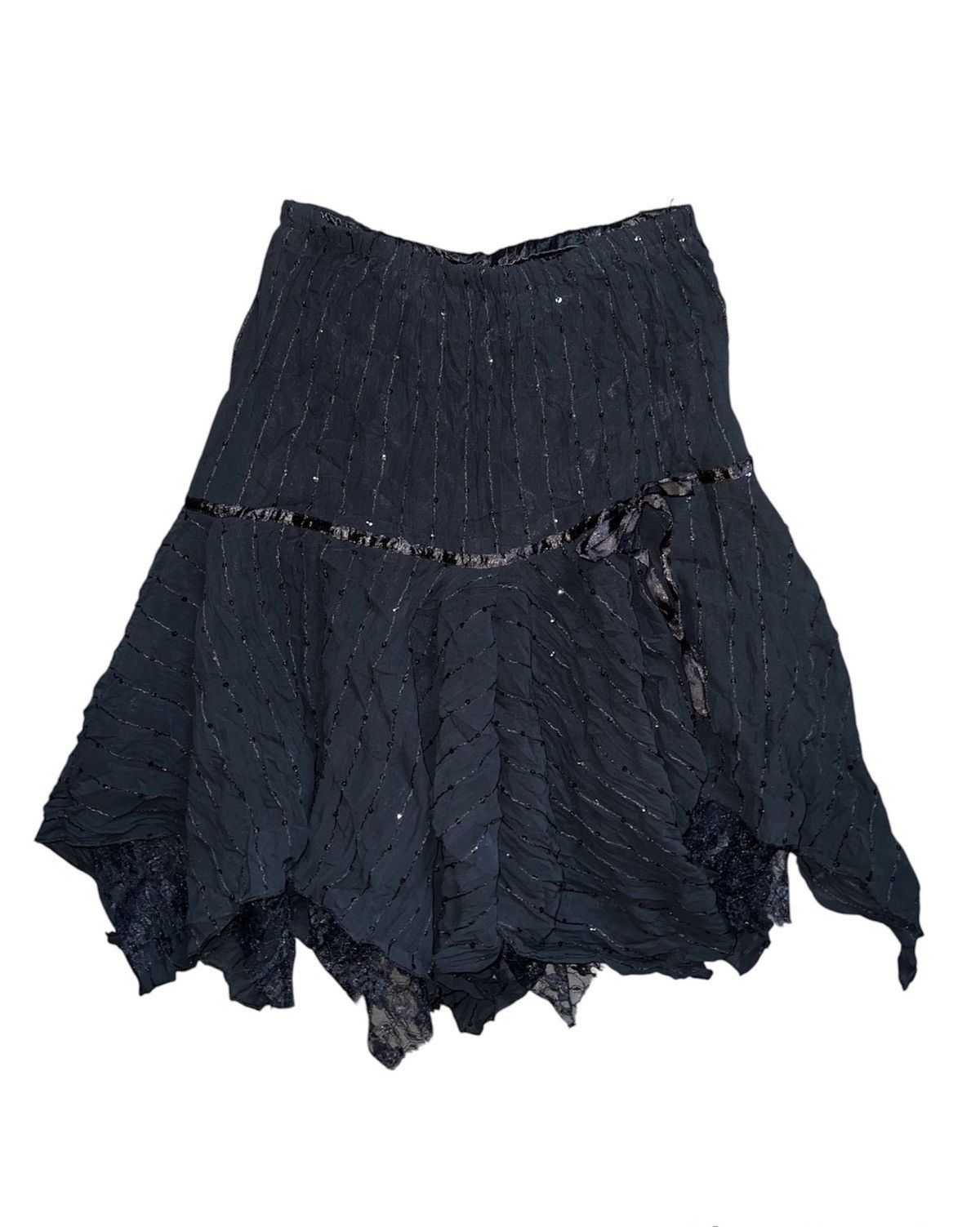Japanese Brand × Seditionaries FLuTter asymmetrical sequin layered midi skirts 💫➕ Size 27" / US 4 / IT 40 - 1 Thumbnail