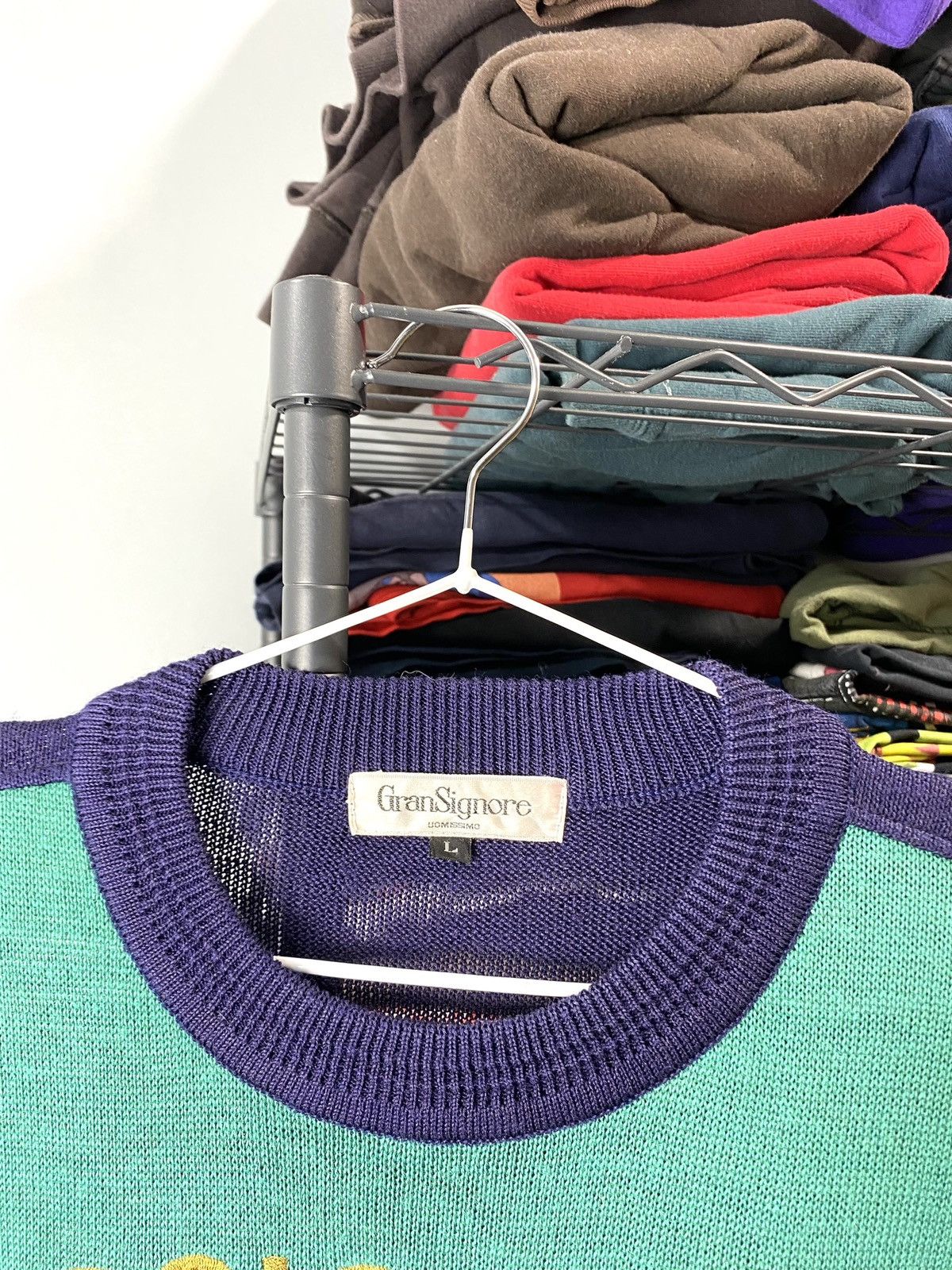 Designer × Japanese Brand Rare! Vintage Golf Players Knit Sweater Japanese Retro Size US L / EU 52-54 / 3 - 9 Thumbnail