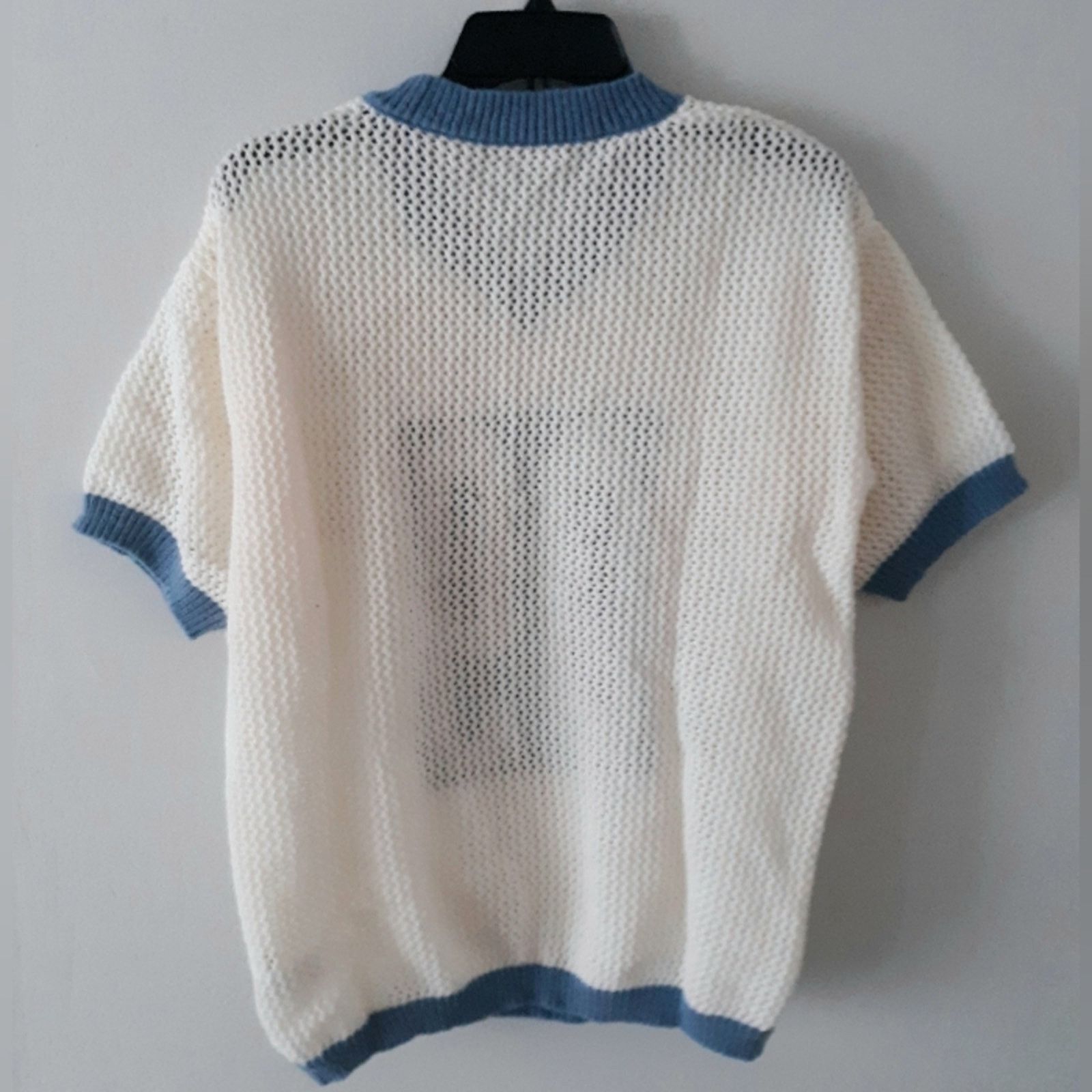 Shein NEW! Open Knit Sweater Size US M / EU 48-50 / 2 - 4 Thumbnail