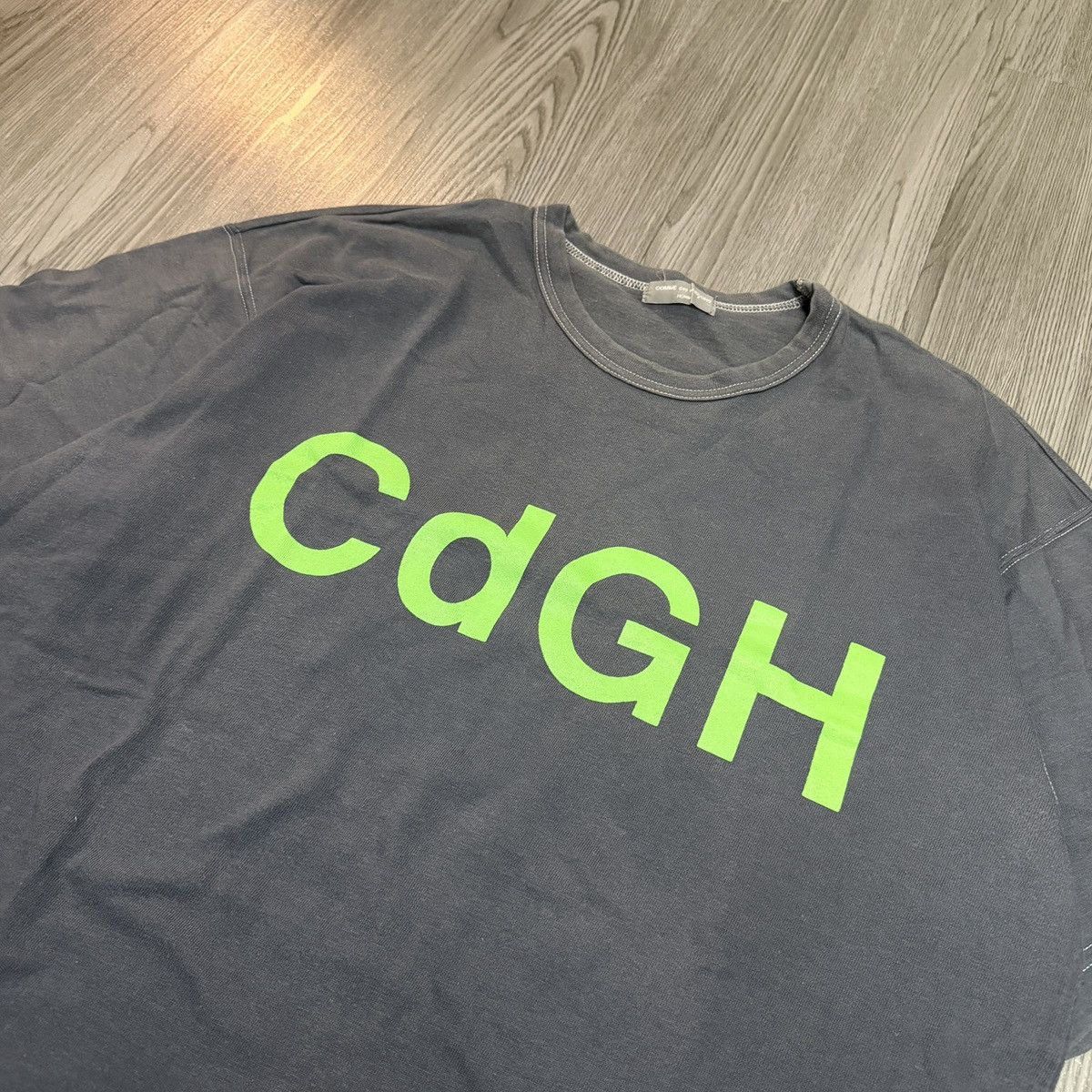 Comme des Garcons Comme des Garcons Homme CdGH Grey Tshirt AD1999 Size US L / EU 52-54 / 3 - 2 Thumbnail
