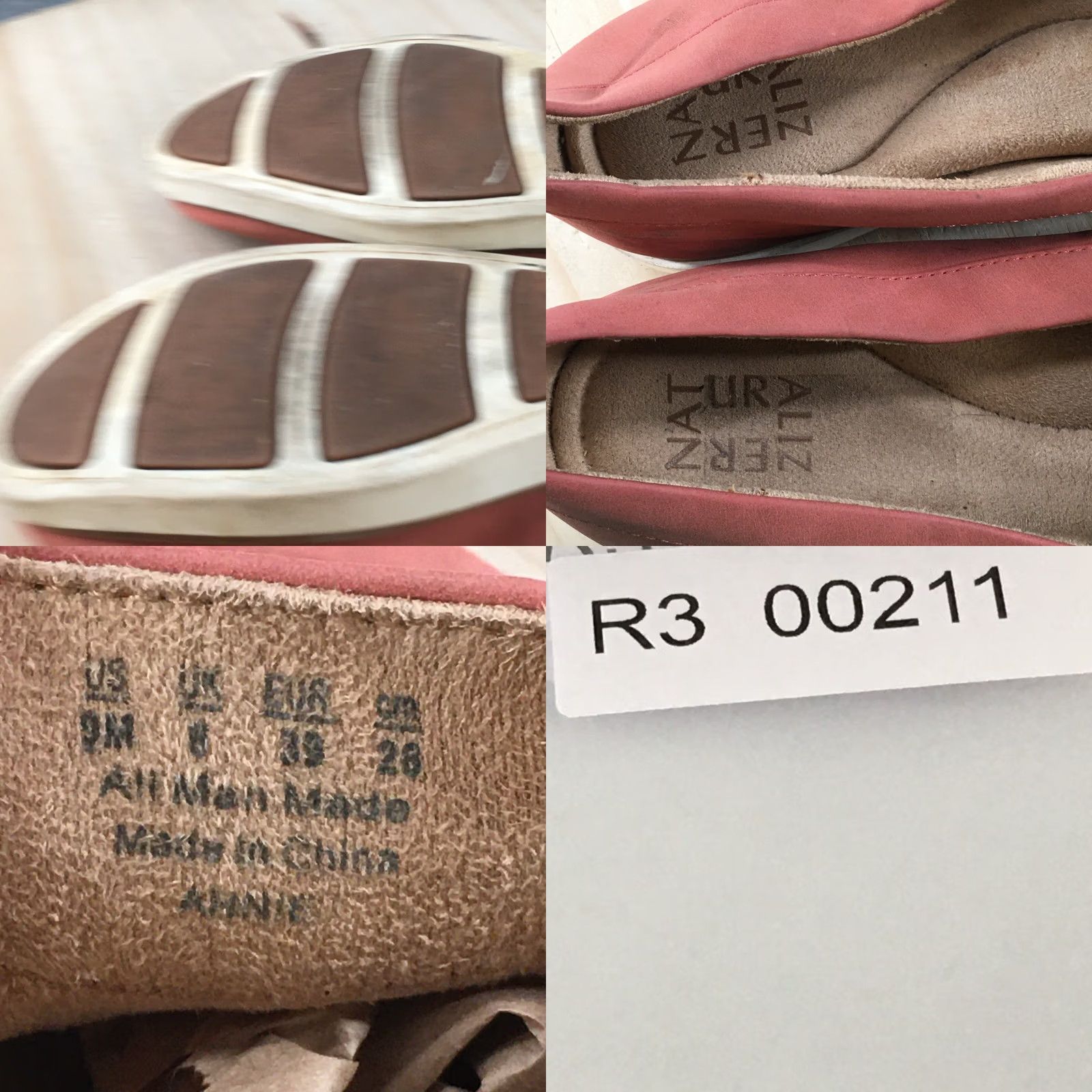 Naturalizer Naturalizer Annie Loafer Flats Womens 9M Red Slip On Moc Toe Faux Leather Casual Shoes Size US 9 / IT 39 - 9 Thumbnail