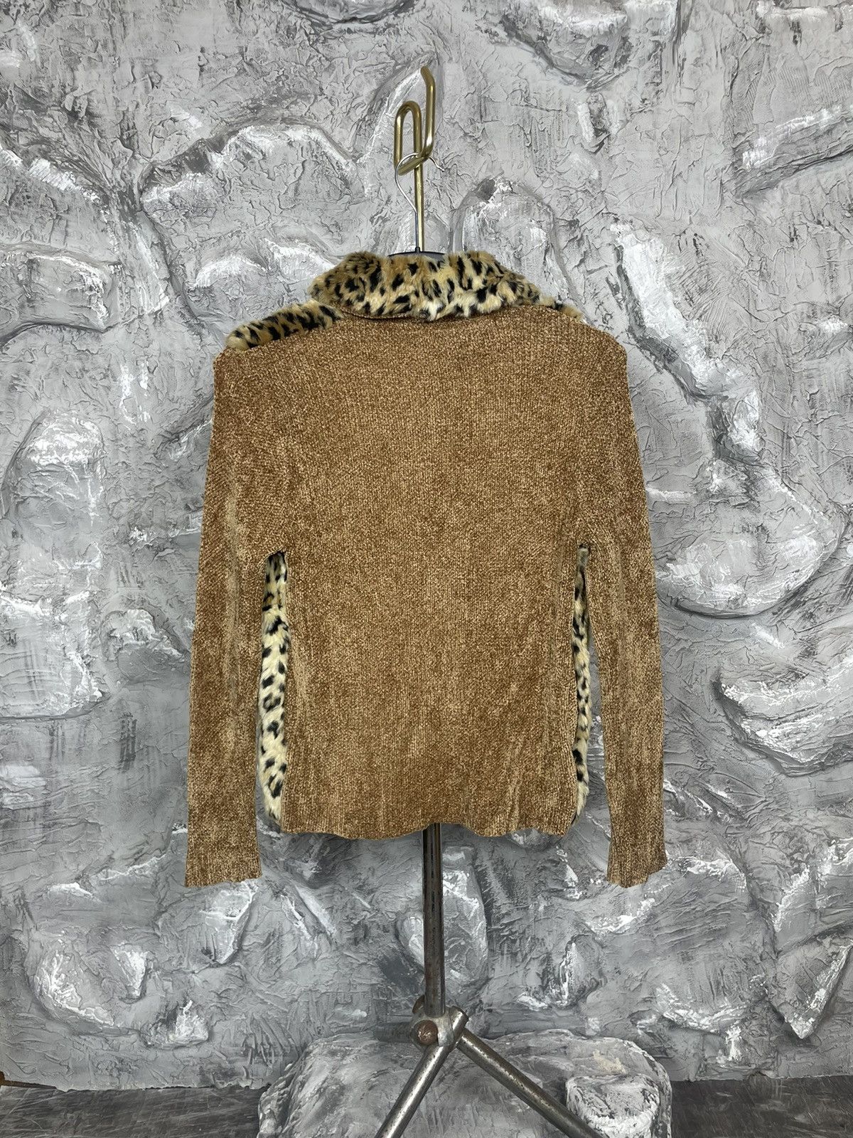 20471120 × Beauty Beast × Japanese Brand Vintage 2000s Leopard Fur Zip Jacket Y2K Hysteric Style Size US S / EU 44-46 / 1 - 2 Thumbnail