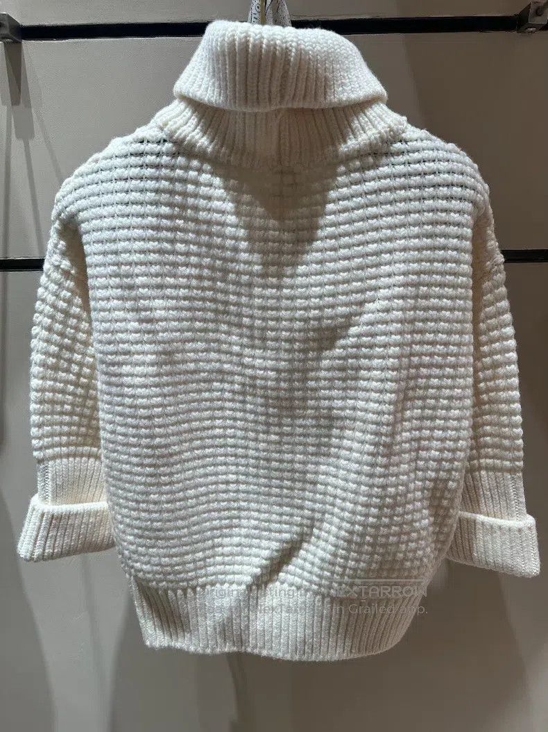 Hermes Hermes Cashmere sweater, off-white Size S / US 4 / IT 40 - 2 Thumbnail