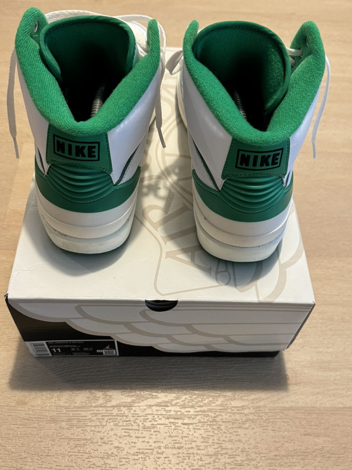 Jordan Brand AIR JORDAN 2 LUCKY GREEN🍀 Size US 11 / EU 44 - 3 Thumbnail