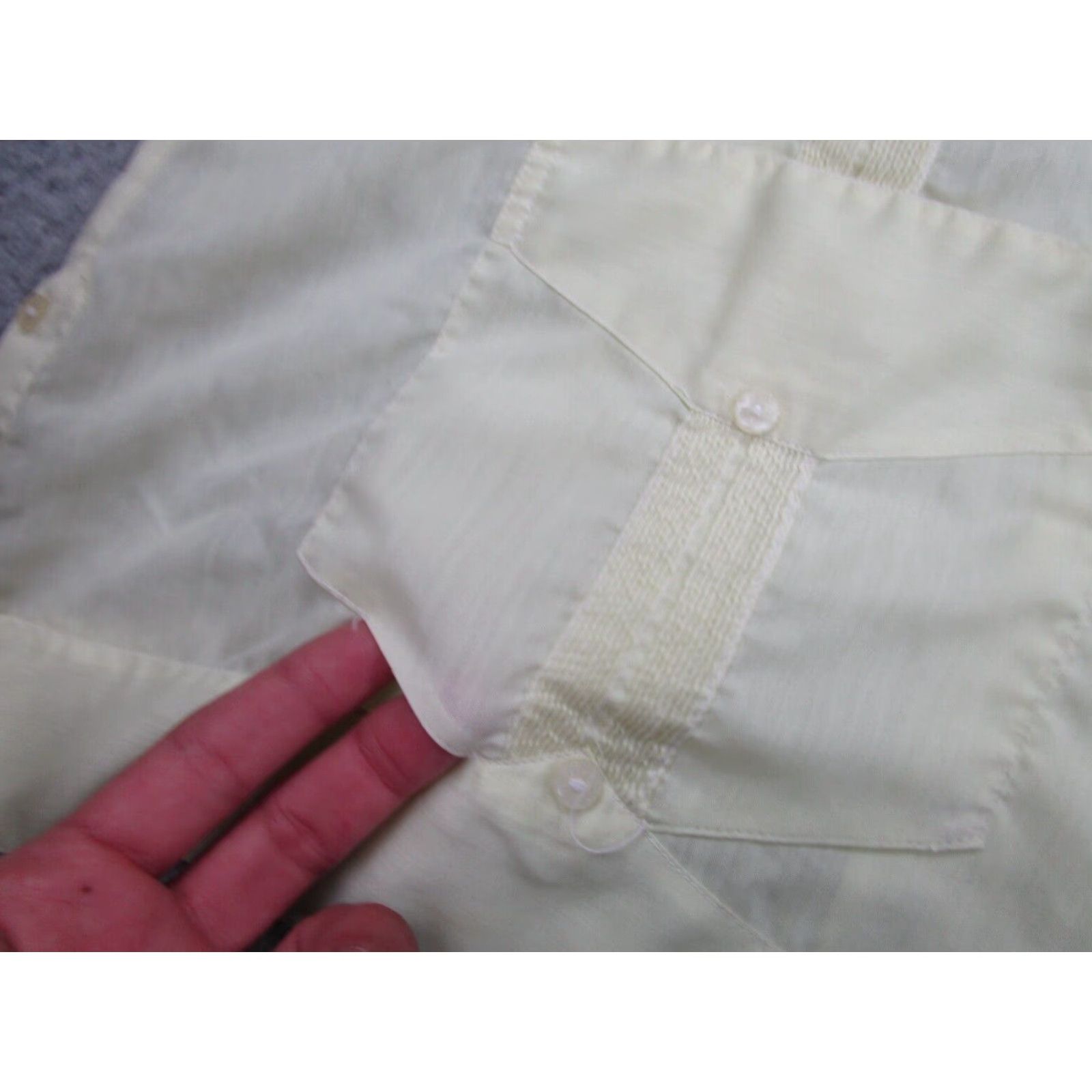 Vintage VINTAGE Mercader Yellow Short Sleeve Button-Up Shirt Mens L Relaxed Fit Cuban Rockabilly Size US L / EU 52-54 / 3 - 7 Thumbnail