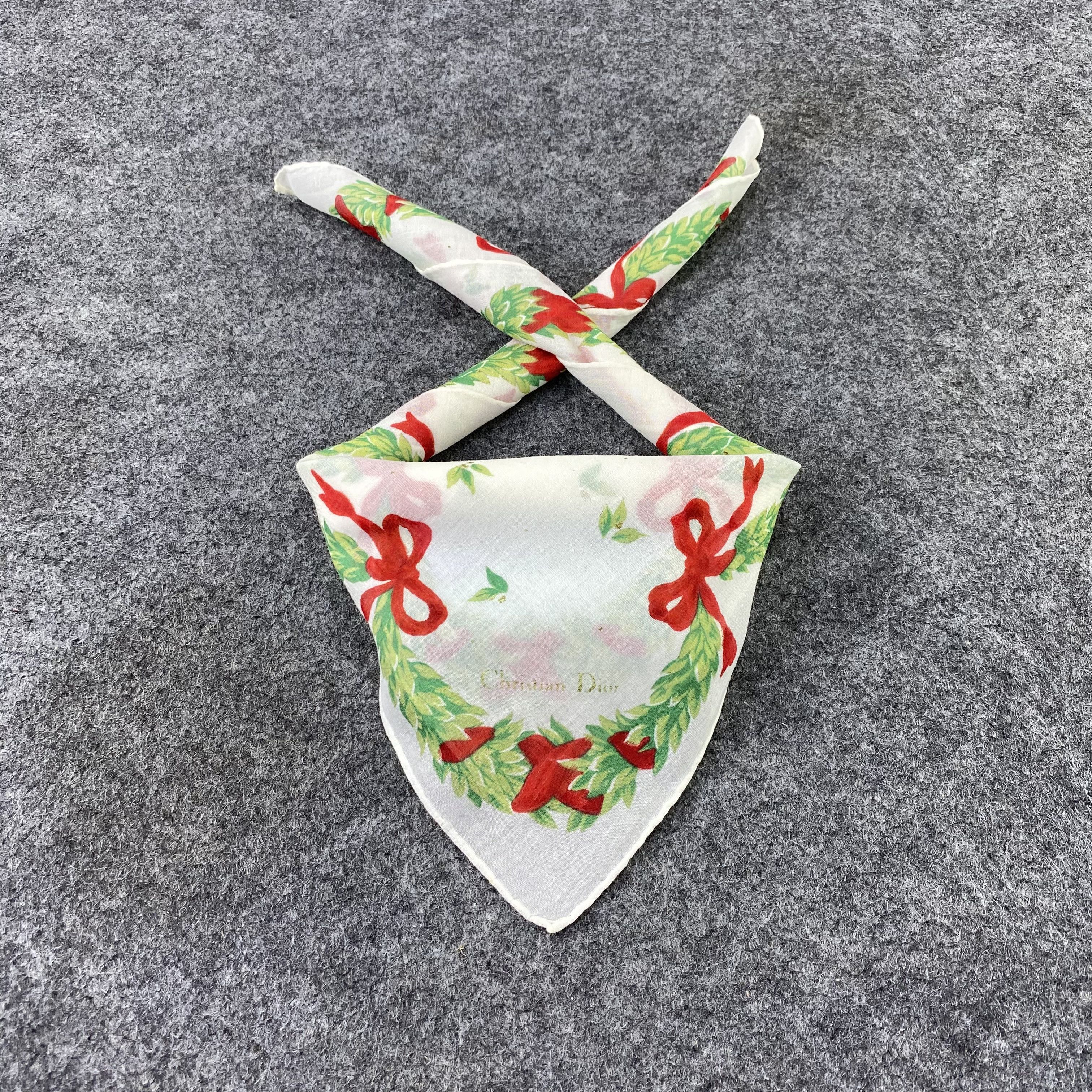 Designer Christian Dior Handkerchief / Bandana / Neckerchief-B1200 Size ONE SIZE - 2 Thumbnail
