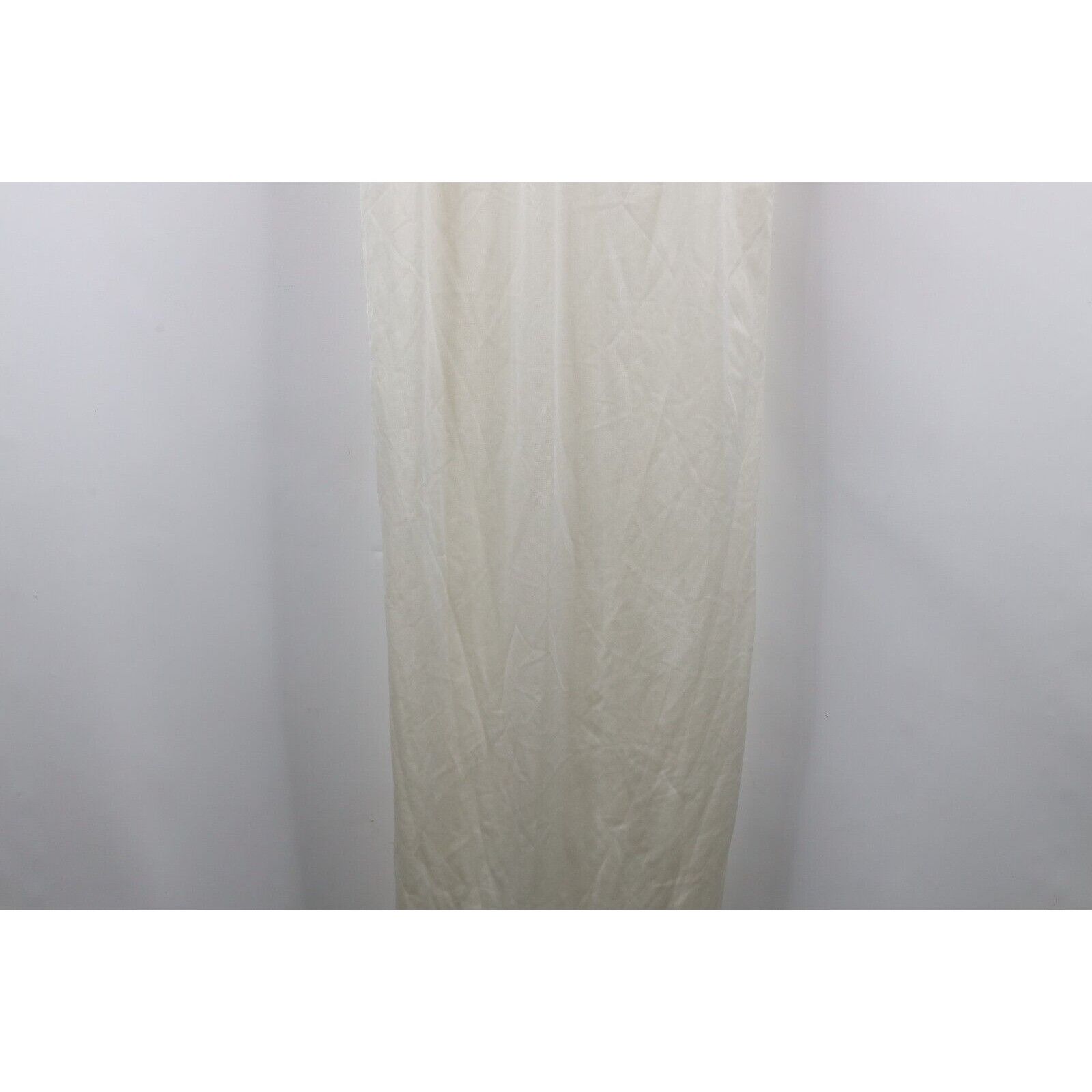 Vintage Vintage 70s Sheer Silky Nylon Lace Flower Night Gown Slip Size XL / US 12-14 / IT 48-50 - 4 Thumbnail