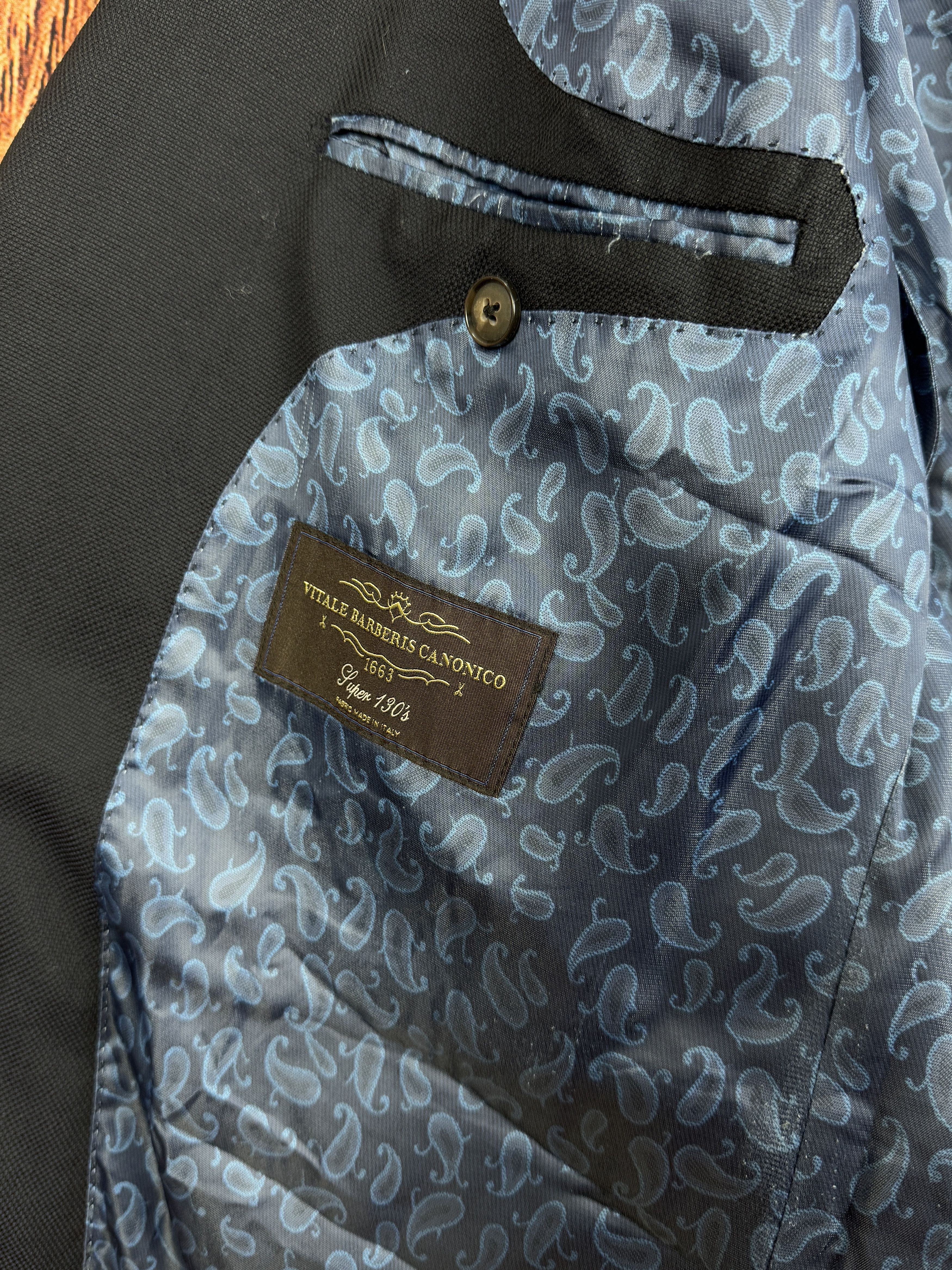 Suitsupply Suitsupply Sienna Wool Vitale Barberis Canonico 56R / 46R Size 46R - 7 Thumbnail