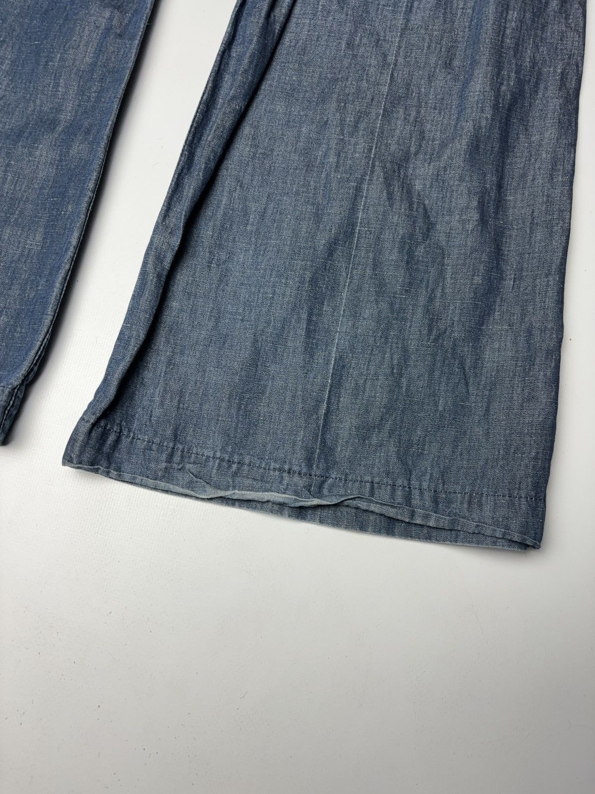 MISS SIXTY VINTAGE JEANS LIGHT FLARED BONDAGE DENIM PANTS