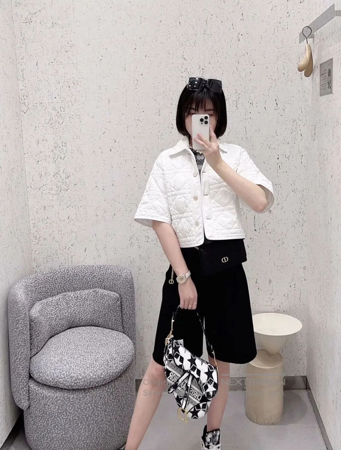 Dior Dior Cannage Quilted Short. Size XS / US 0-2 / IT 36-38 - 6 Thumbnail