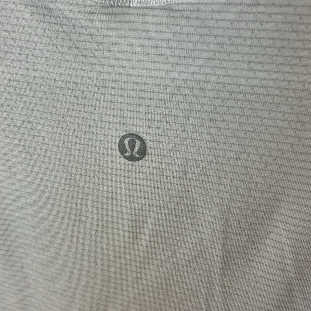 Lululemon Lululemon White striped Sleeveless activewear Top size 6 Size M / US 6-8 / IT 42-44 - 5 Thumbnail