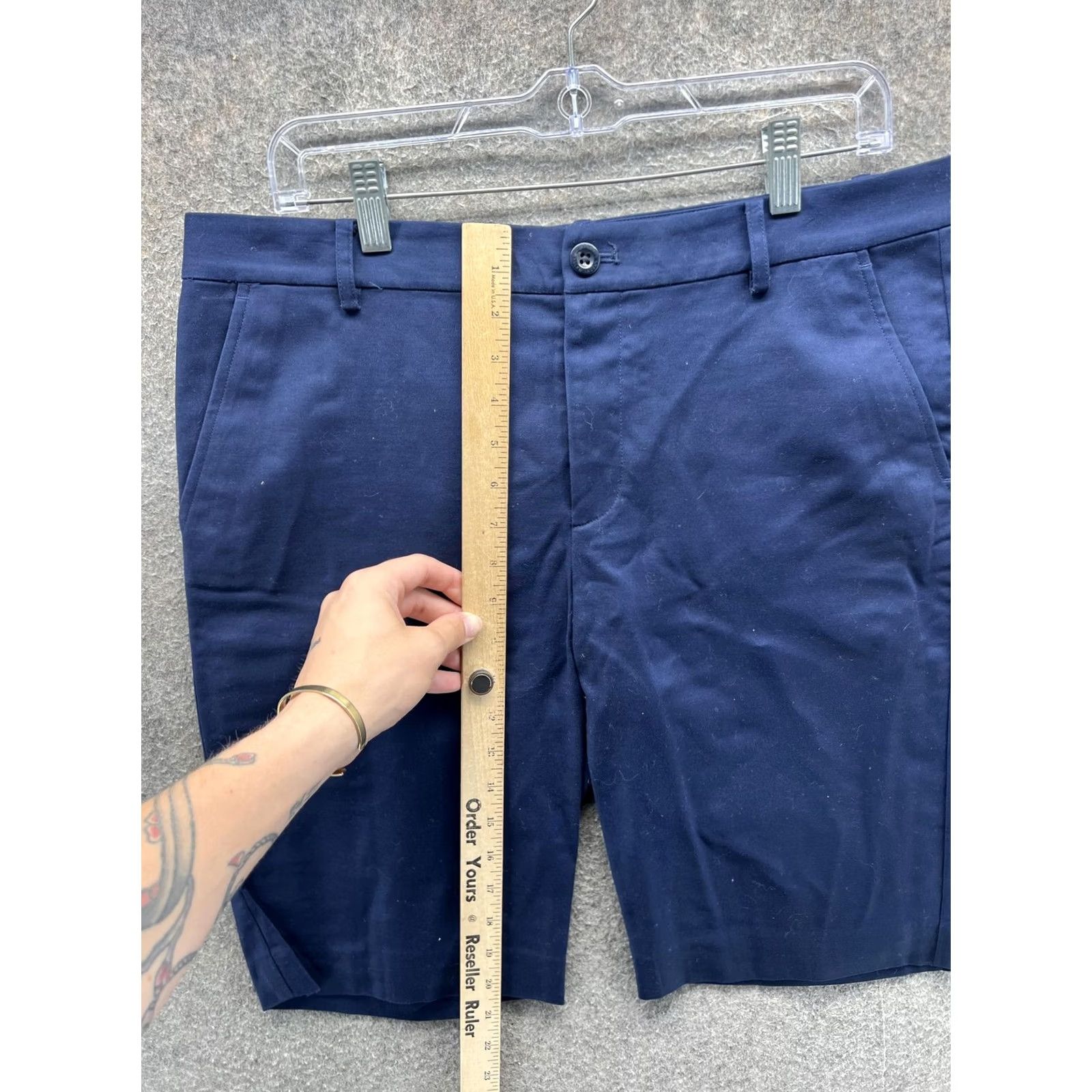 Ralph Lauren Lauren Ralph Lauren Shorts Bermuda 10 Blue Stretch Chino 9 Inseam Casual Womens Size 32" / US 10 / IT 46 - 3 Thumbnail