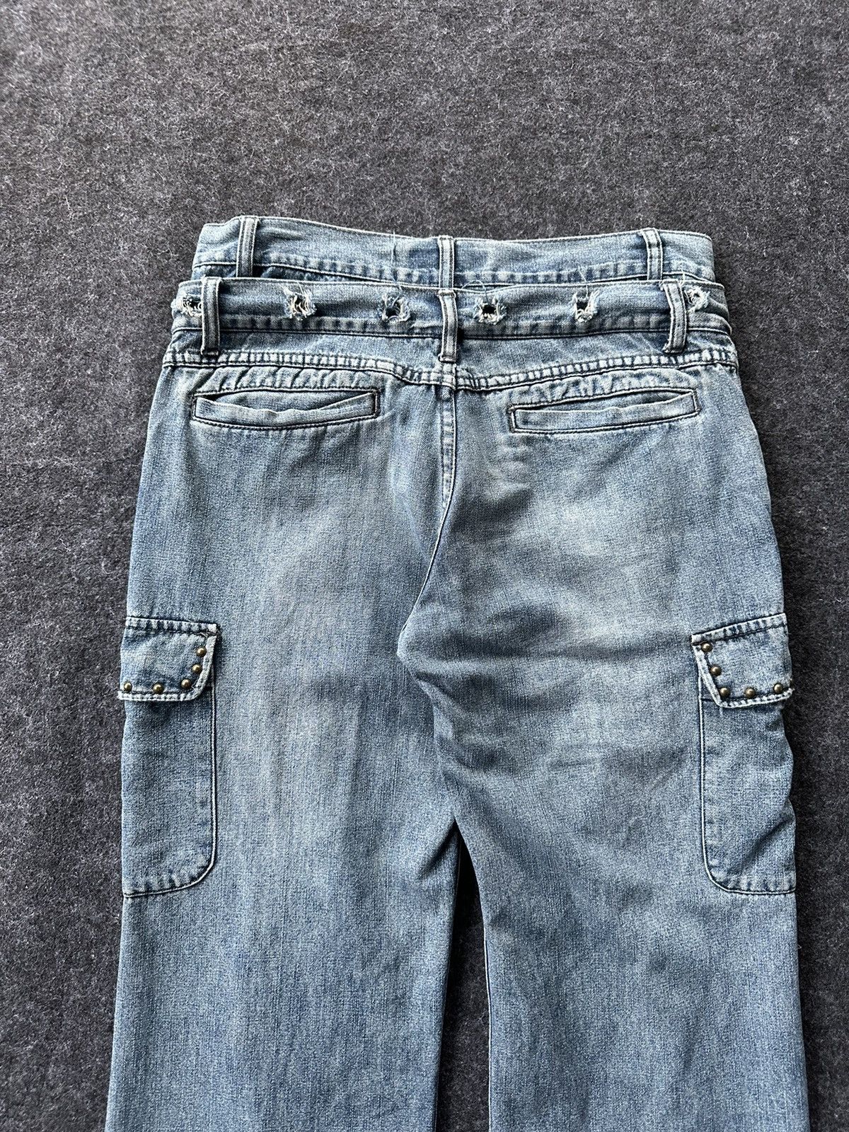 Beauty Beast × If Six Was Nine × In The Attic Vintage In The Attic Double Waist Distressed Denim D448 Size US 30 / EU 46 - 11 Thumbnail