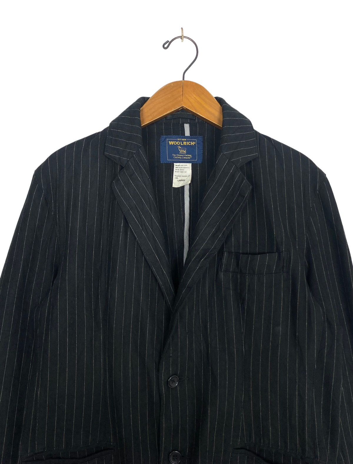 Woolrich Woolen Mills Rare‼️ Woolrich Pintstripe Hickory Jacket Size US M / EU 48-50 / 2 - 3 Thumbnail