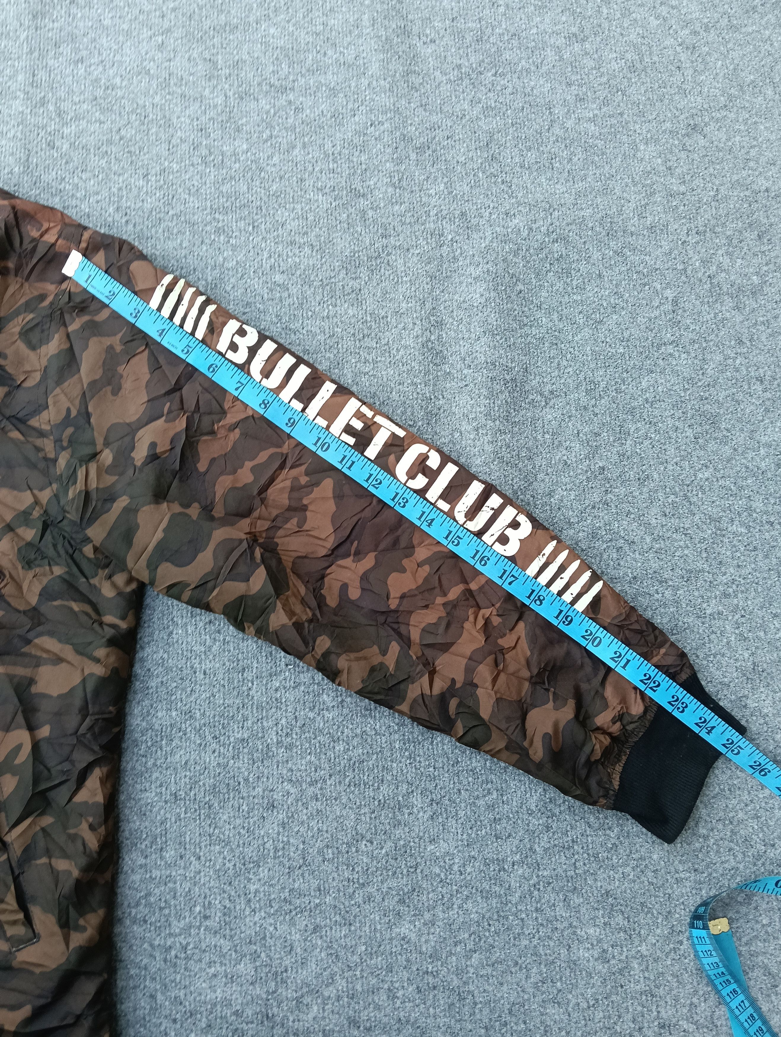 Bullet Noise Bullet Club BC-4 Life camouflage bomber jacket spell out. Size US XL / EU 56 / 4 - 11 Thumbnail