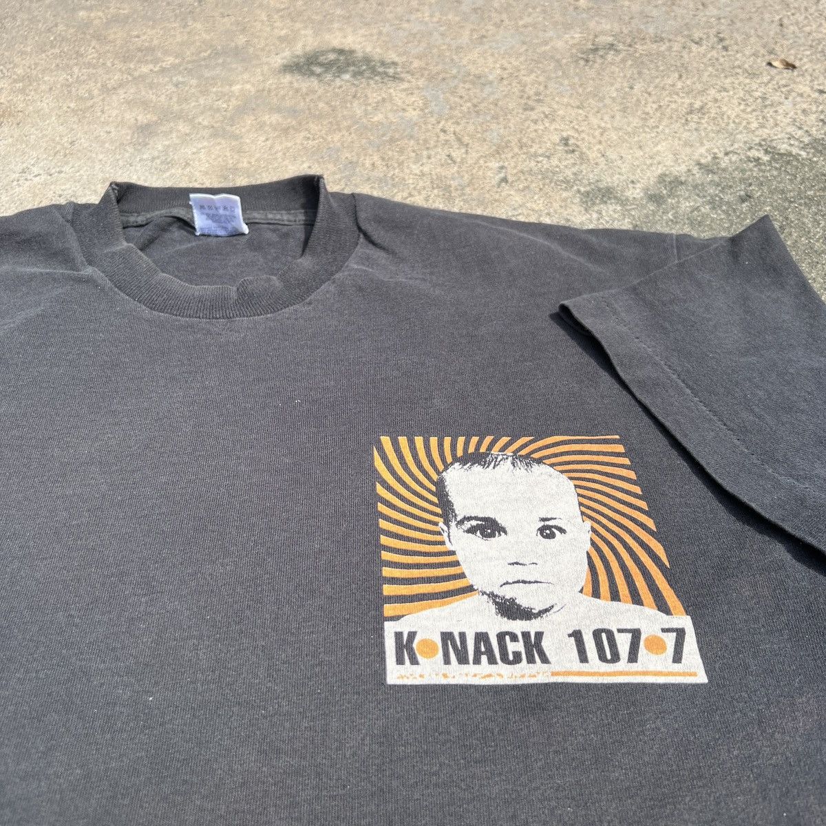 Band Tees Vintage 90s Psychobaby KNACK alternative rock radio Faded XL Size US XL / EU 56 / 4 - 6 Thumbnail