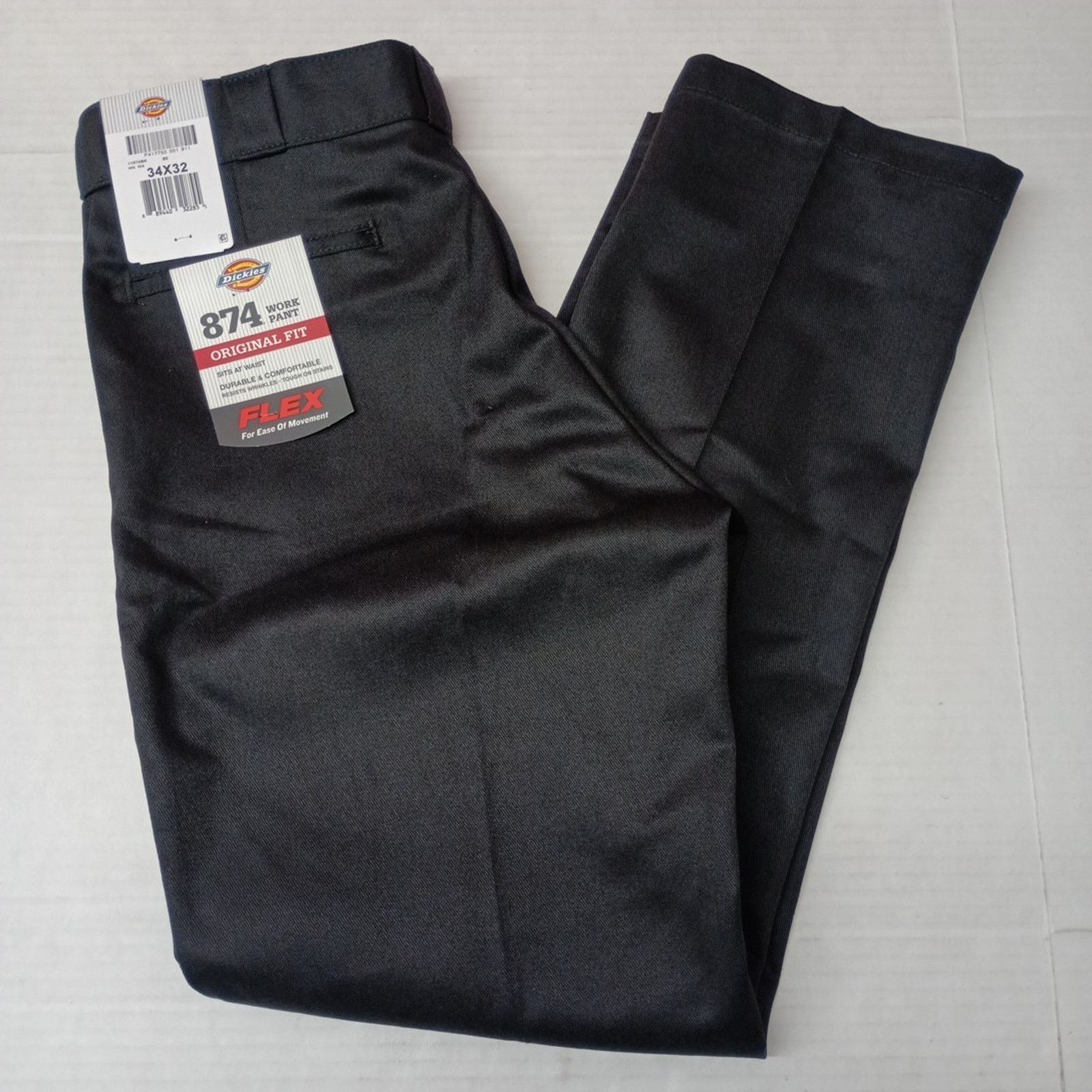 Dickies Dickies 874 Pants Men's Original Fit Work Pants 34x32 Black Size US 34 / EU 50 - 1 Thumbnail