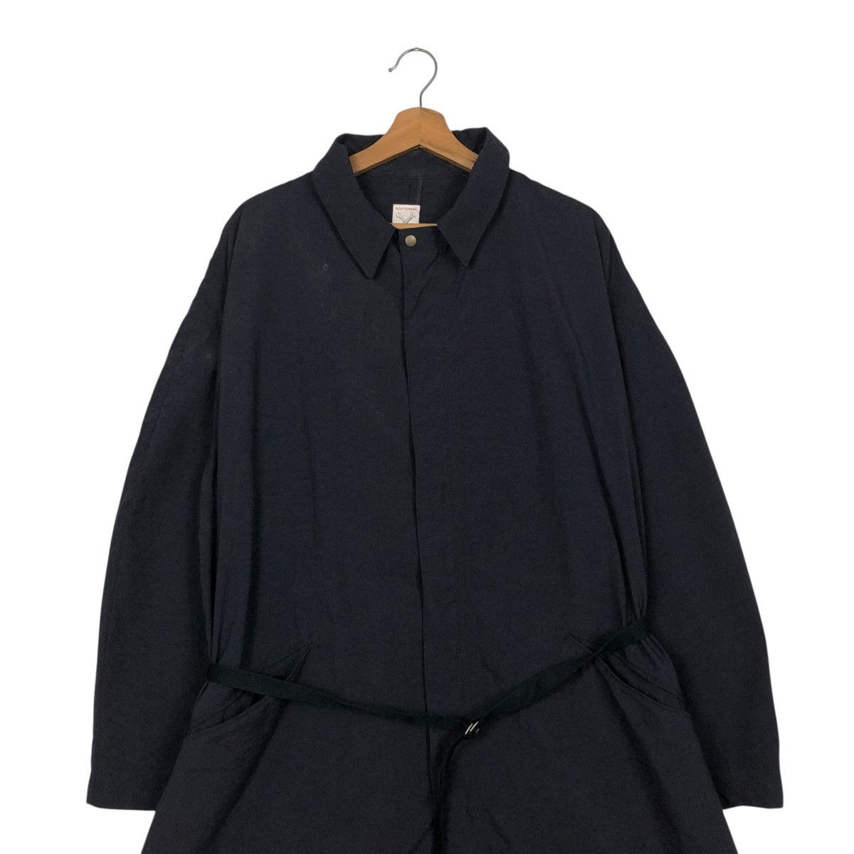 Japanese Brand 🔥RICH BLACK VINTAGE LONG JACKET ADITIONAL ISSEY MIYAKE Size US M / EU 48-50 / 2 - 4 Thumbnail