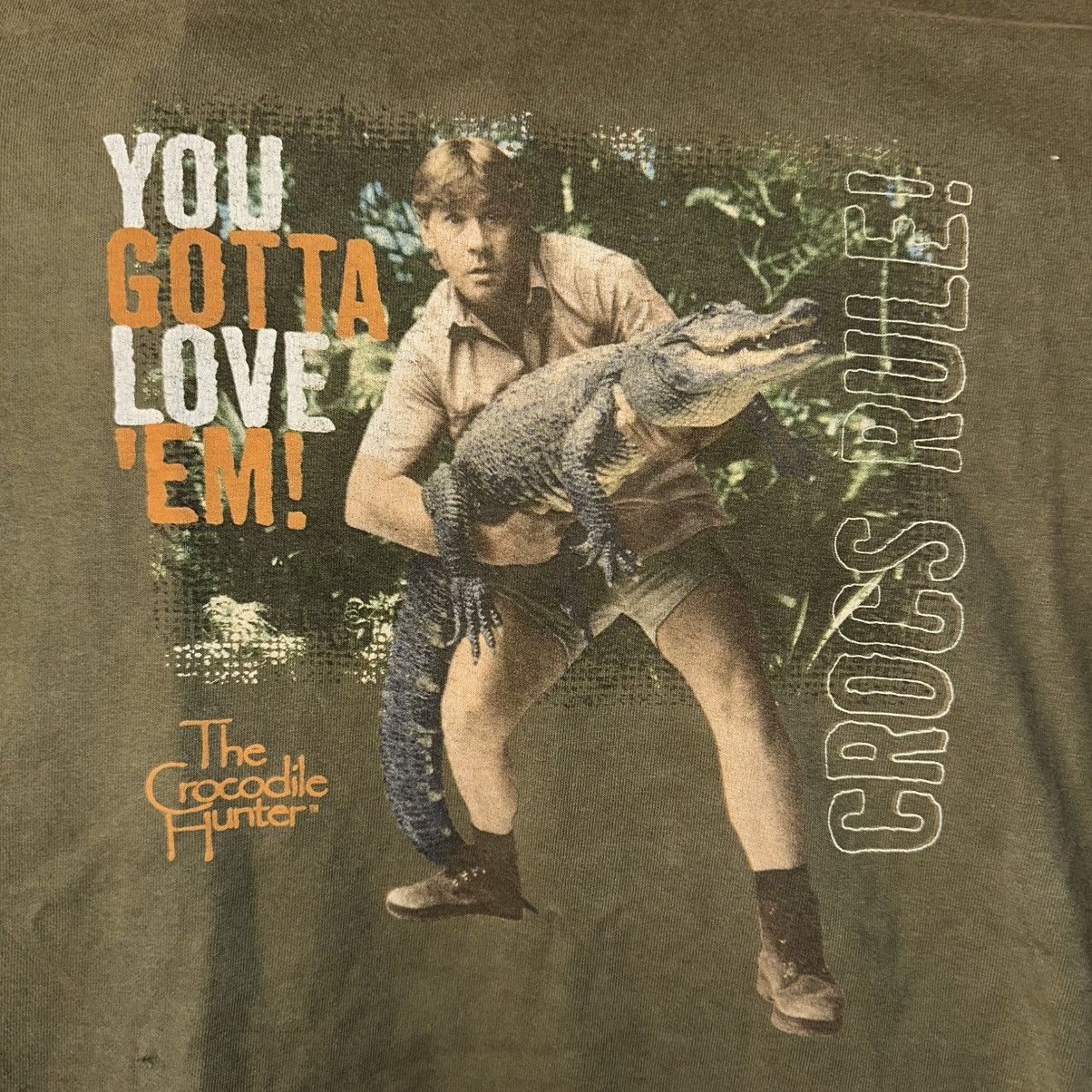Vintage The Crocodile Hunter 2000 Tv Promo Size US L / EU 52-54 / 3 - 2 Thumbnail