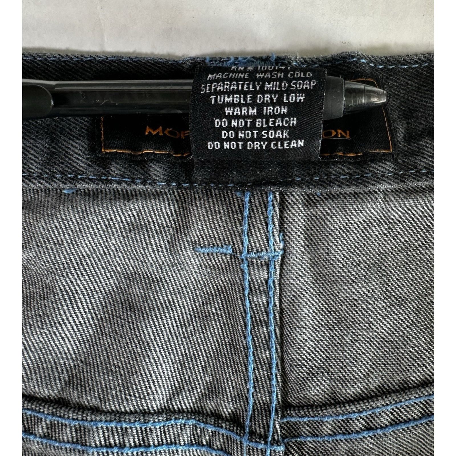 Other Moffat Baggy Cargo Shorts Black Denim sz 38 Hip Hop Y2K 90s Size US 38 / EU 54 - 14 Thumbnail
