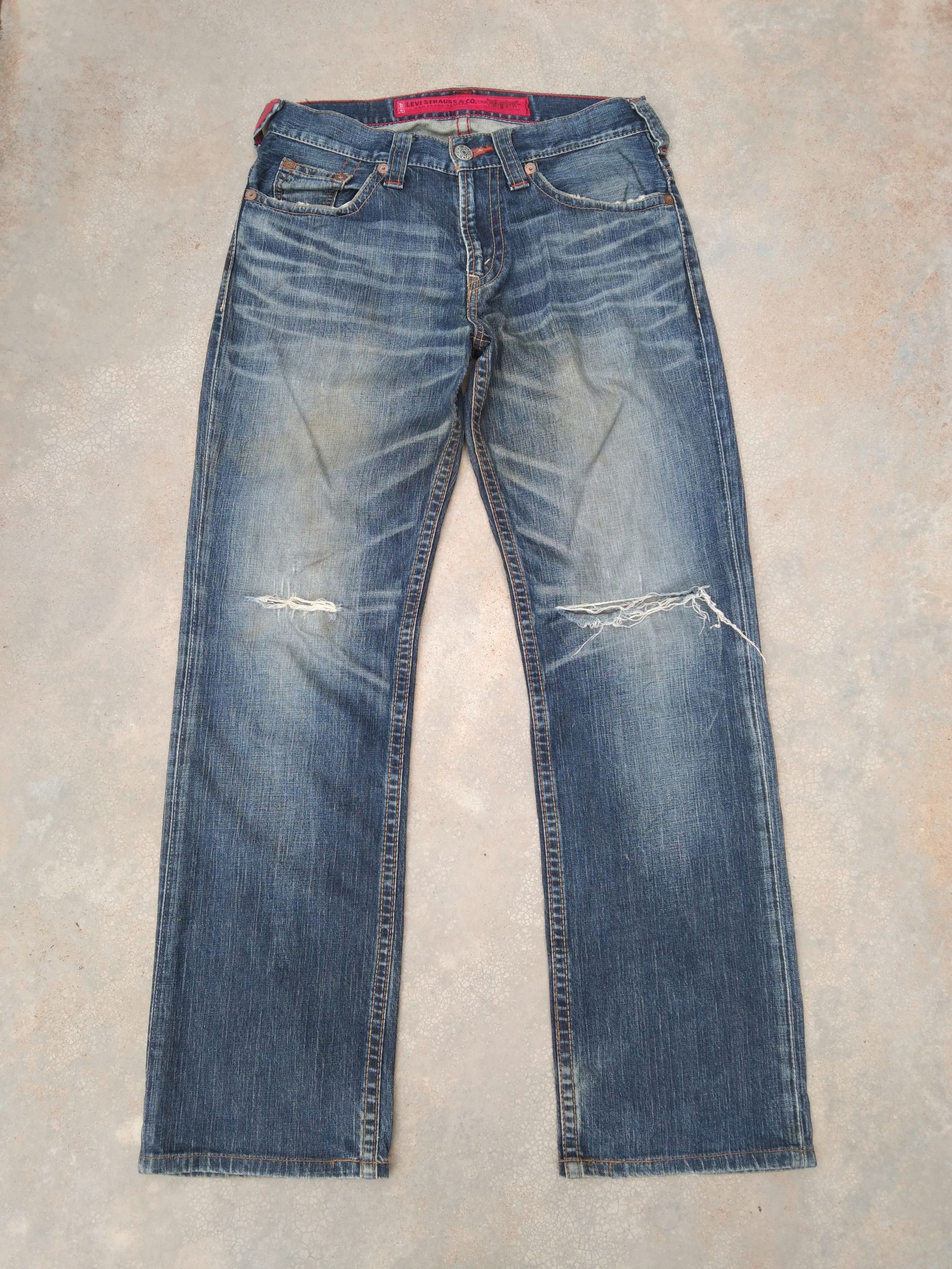 Levi's Vintage Levi's Jeans 502 Straight Leg Distressed Denim 30x30 Size US 30 / EU 46 - 1 Thumbnail