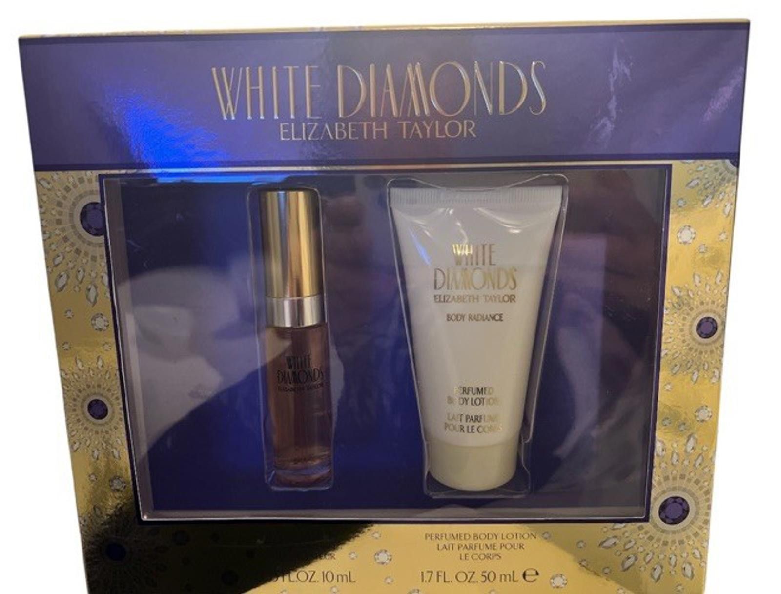 Designer Elizabeth Taylor WHITE DIAMONDS 2 Piece Fragrance Gift Set Size ONE SIZE - 1 Thumbnail