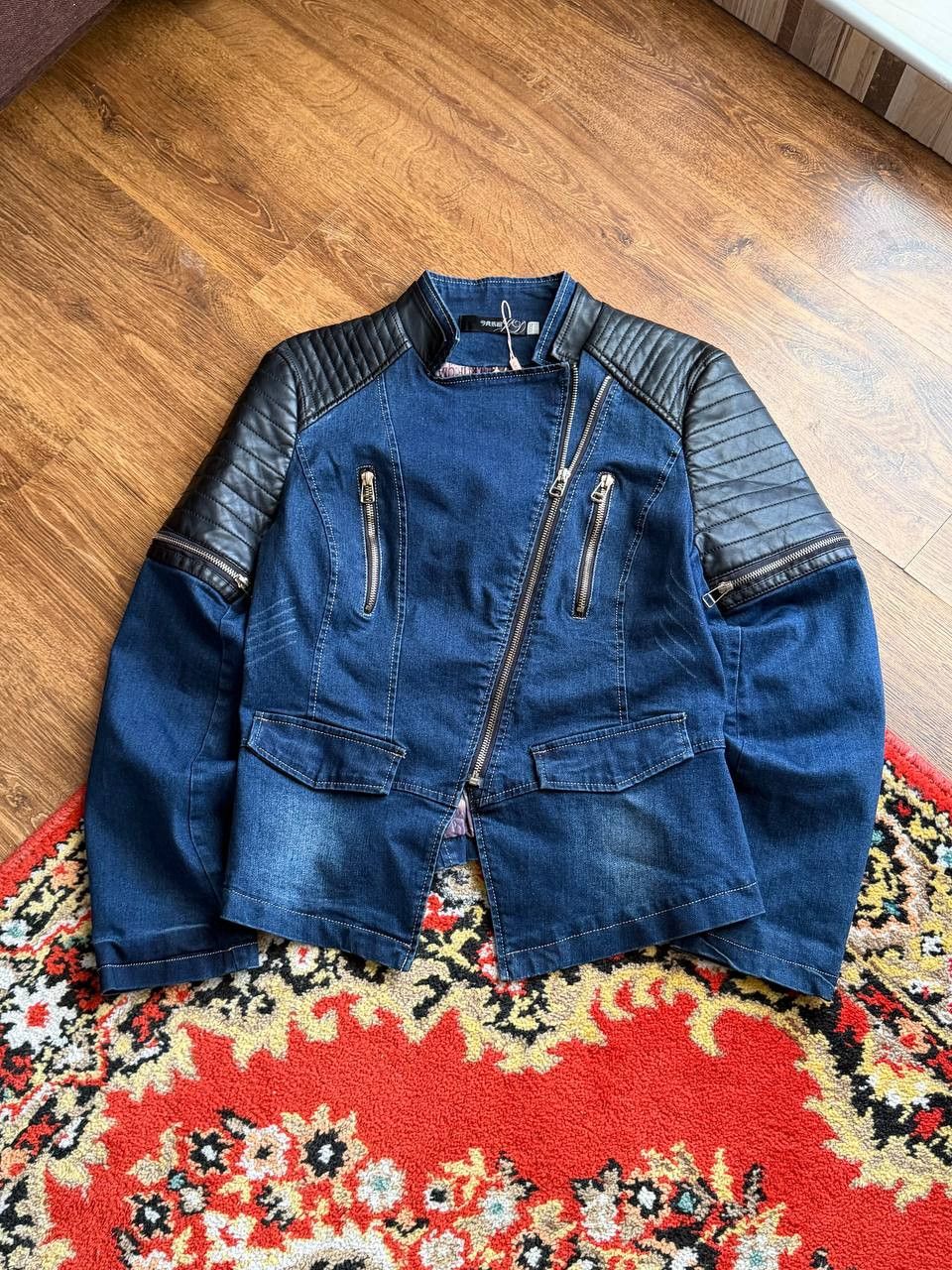 Japanese Brand Vintage 00's Archive Denim Tornado Mart Style Y2K Jacket Size US S / EU 44-46 / 1 - 3 Thumbnail