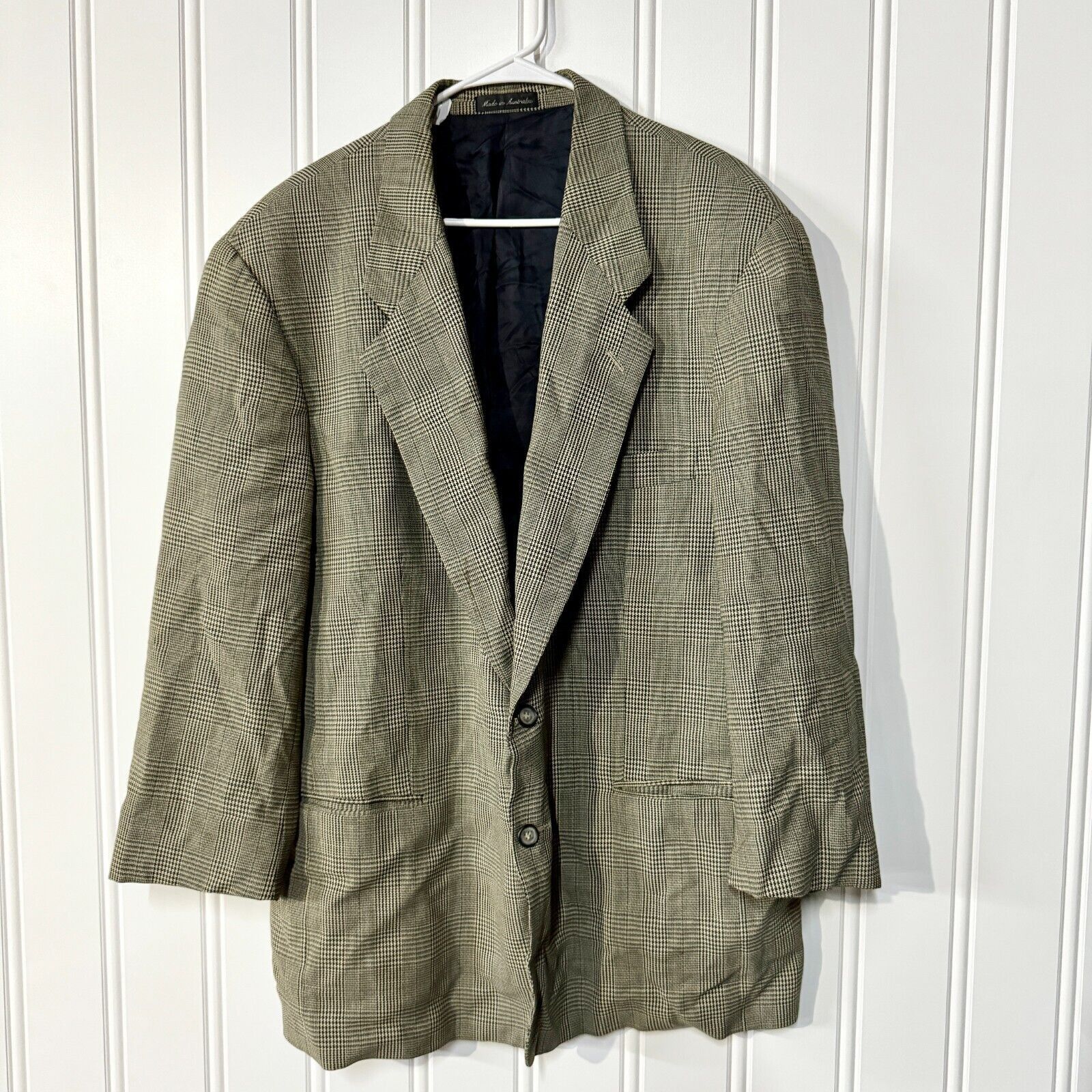 Vintage Vintage Country Road 1980s Suit Jacket Wool Tweed Brown 44 Size 44R - 1 Thumbnail