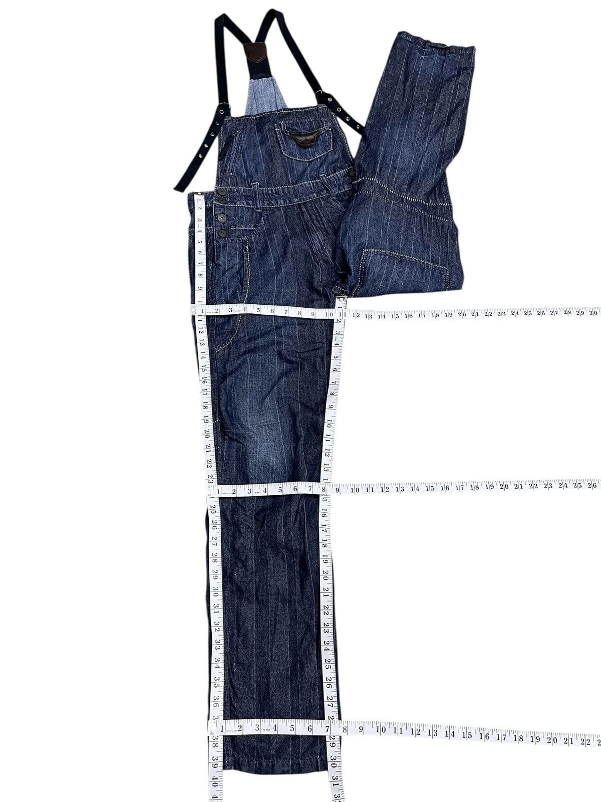 Marithe + Francois Girbaud Archive Marithe Francois Girbaud Structured Denim Overall S Size 30" / US 8 / IT 44 - 17 Thumbnail