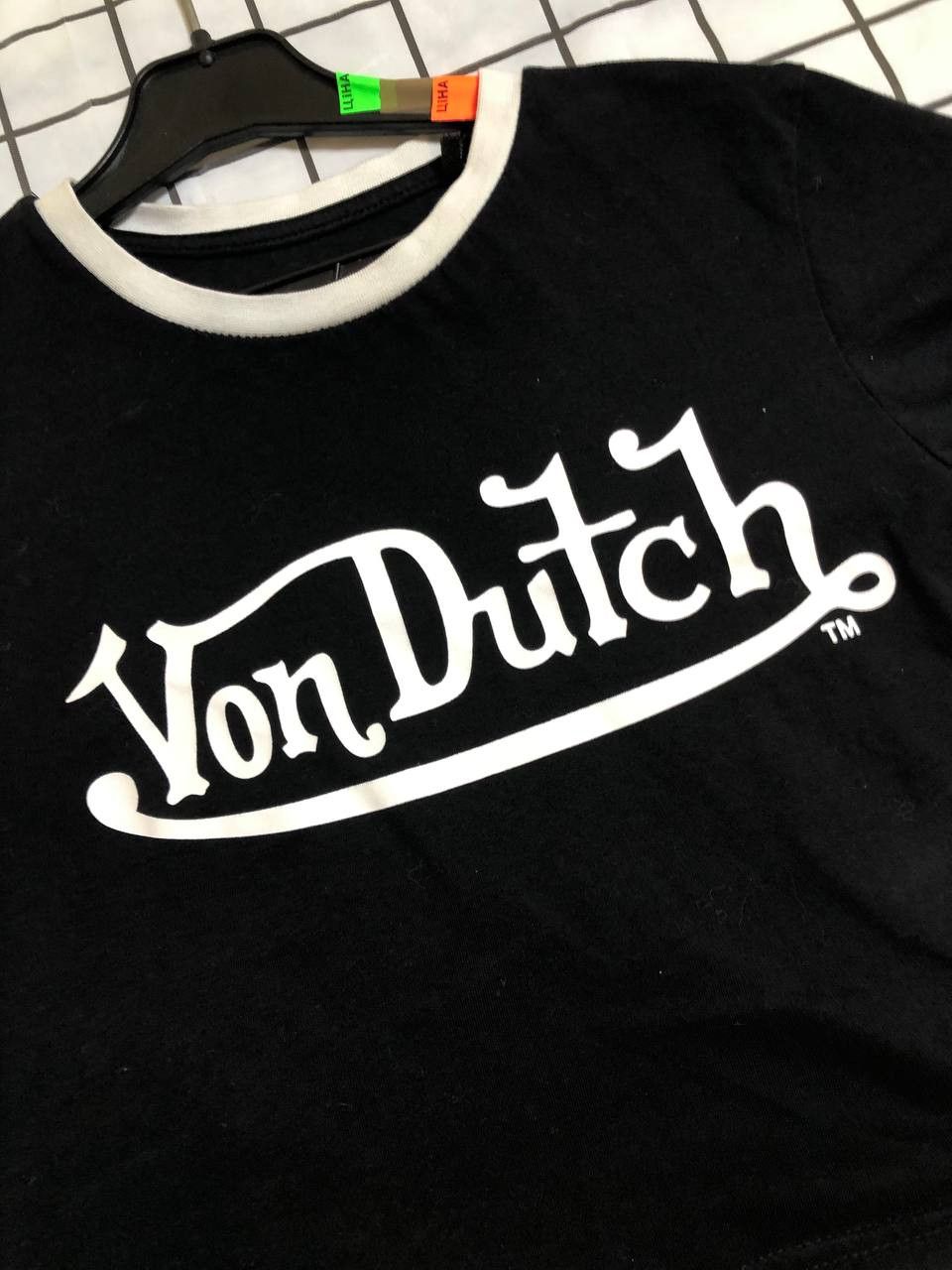 Von Dutch Vintage Von Dutch T-Shirt Women's Cropped Big Logo top Size XL / US 12-14 / IT 48-50 - 6 Thumbnail