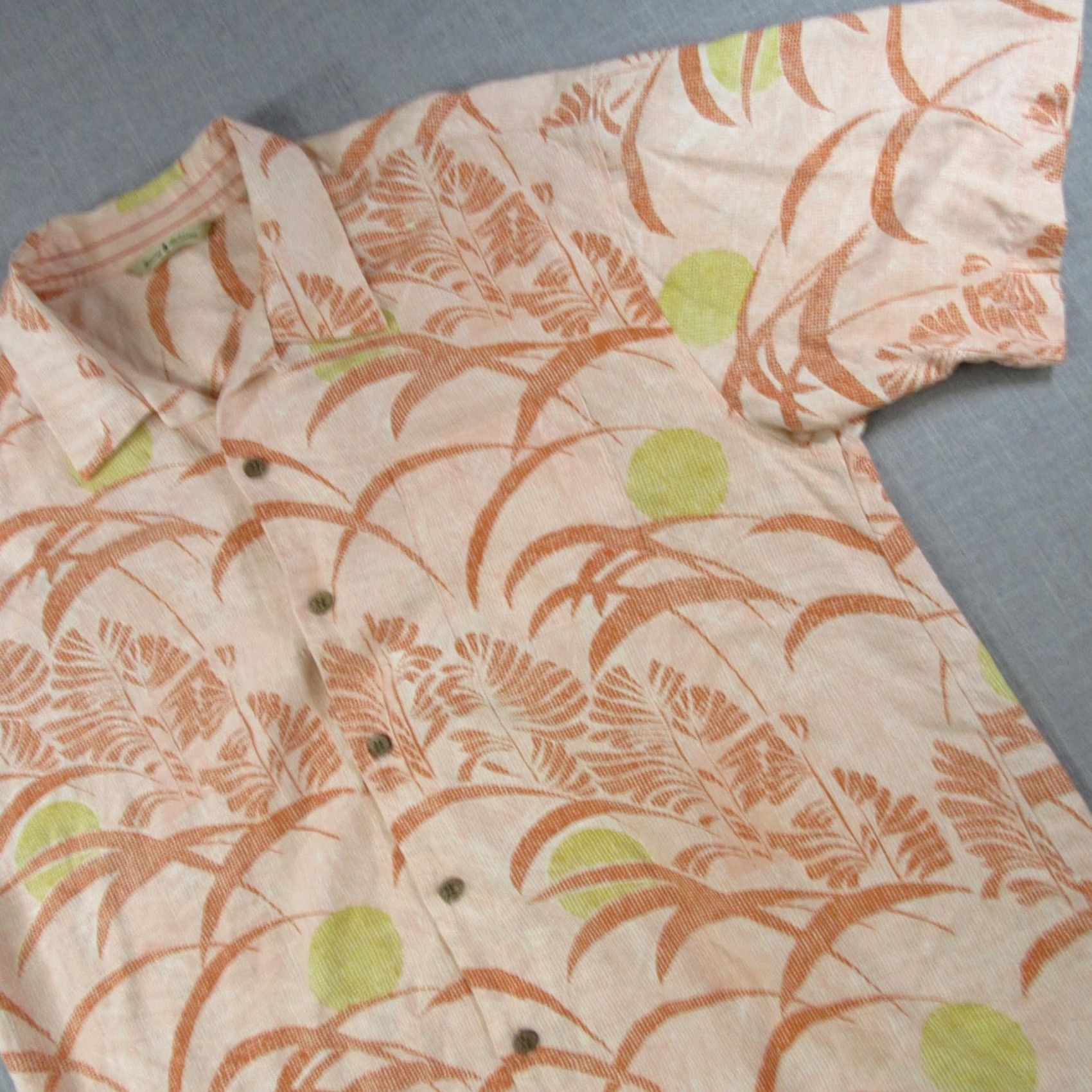 Tommy Bahama VINTAGE Tommy Bahama Silk Hawaiian Shirt Mens XL Pink Orange Tropical Camp Shirt Size US XL / EU 56 / 4 - 2 Thumbnail