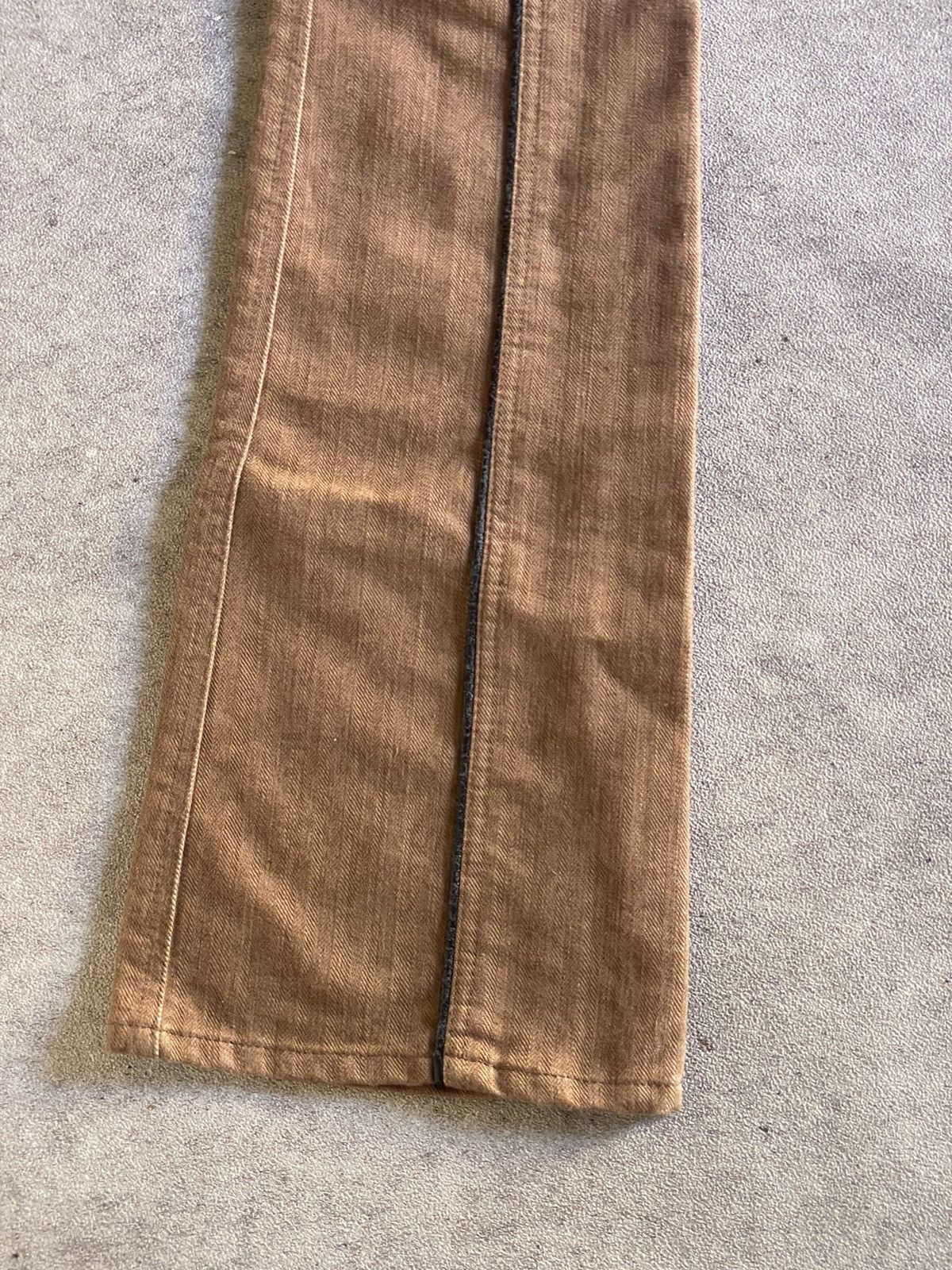 semanticdesign 2000s Semantic Design Archive Panel Herringbone Pants Size 26" / US 2 / IT 38 - 3 Thumbnail