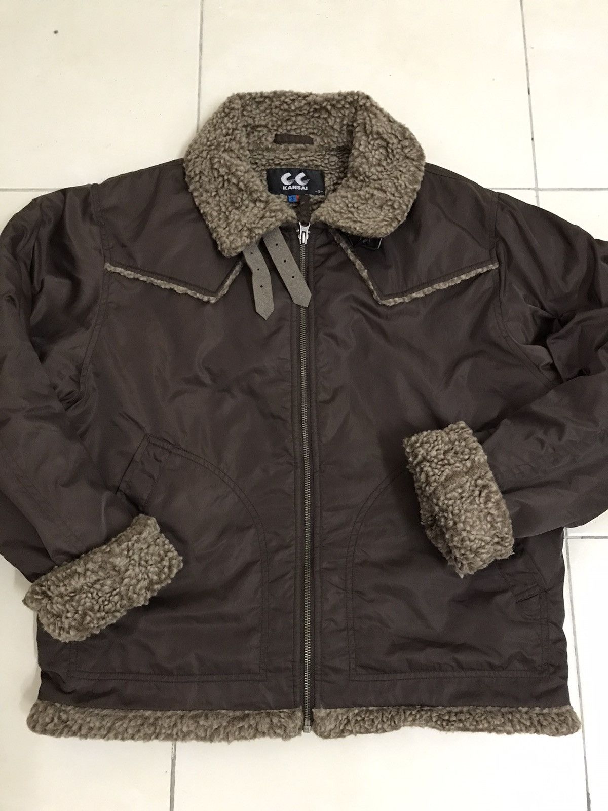 Japanese Brand × Kansai Yamamoto Vintage Kansai Yamamoto B3 Shearling Jacket Size US M / EU 48-50 / 2 - 9 Thumbnail