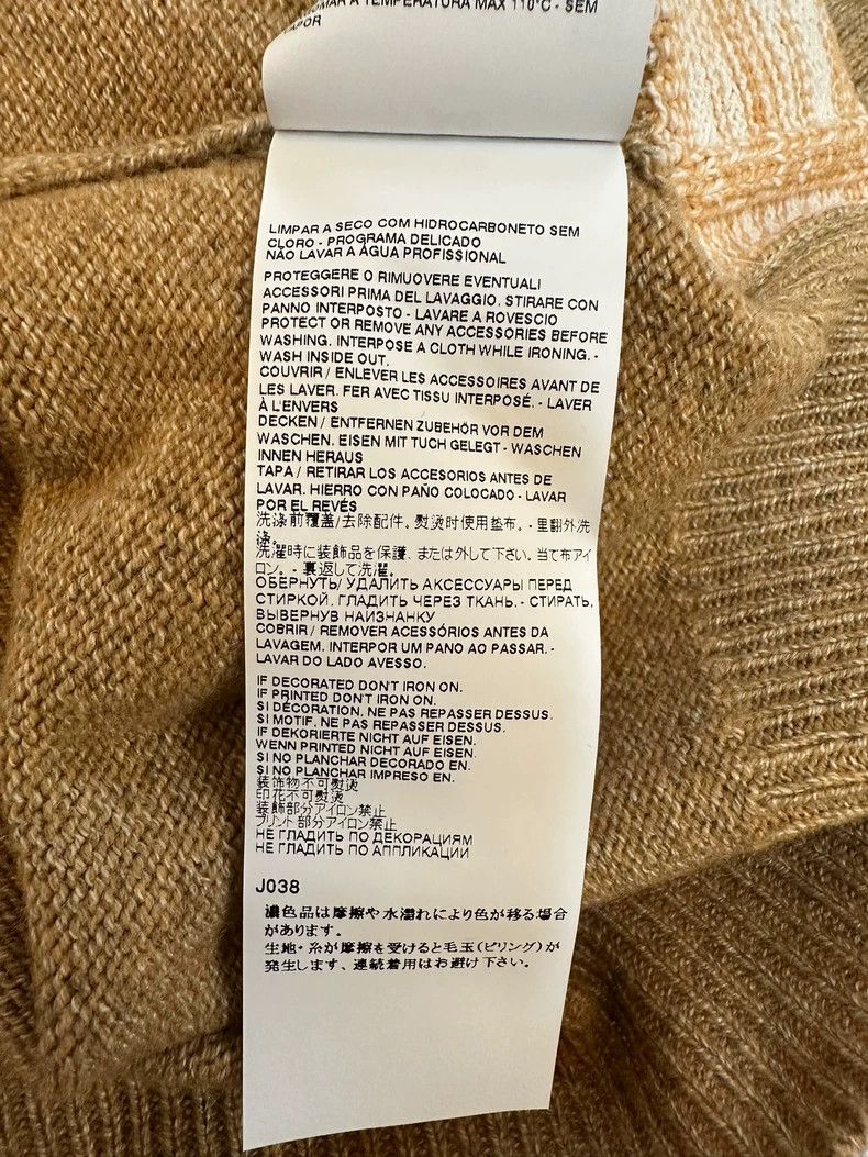 Maison Margiela Maison Margiela Wool silk blend V-neck long-sleeved versat Size XS / US 0-2 / IT 36-38 - 6 Thumbnail