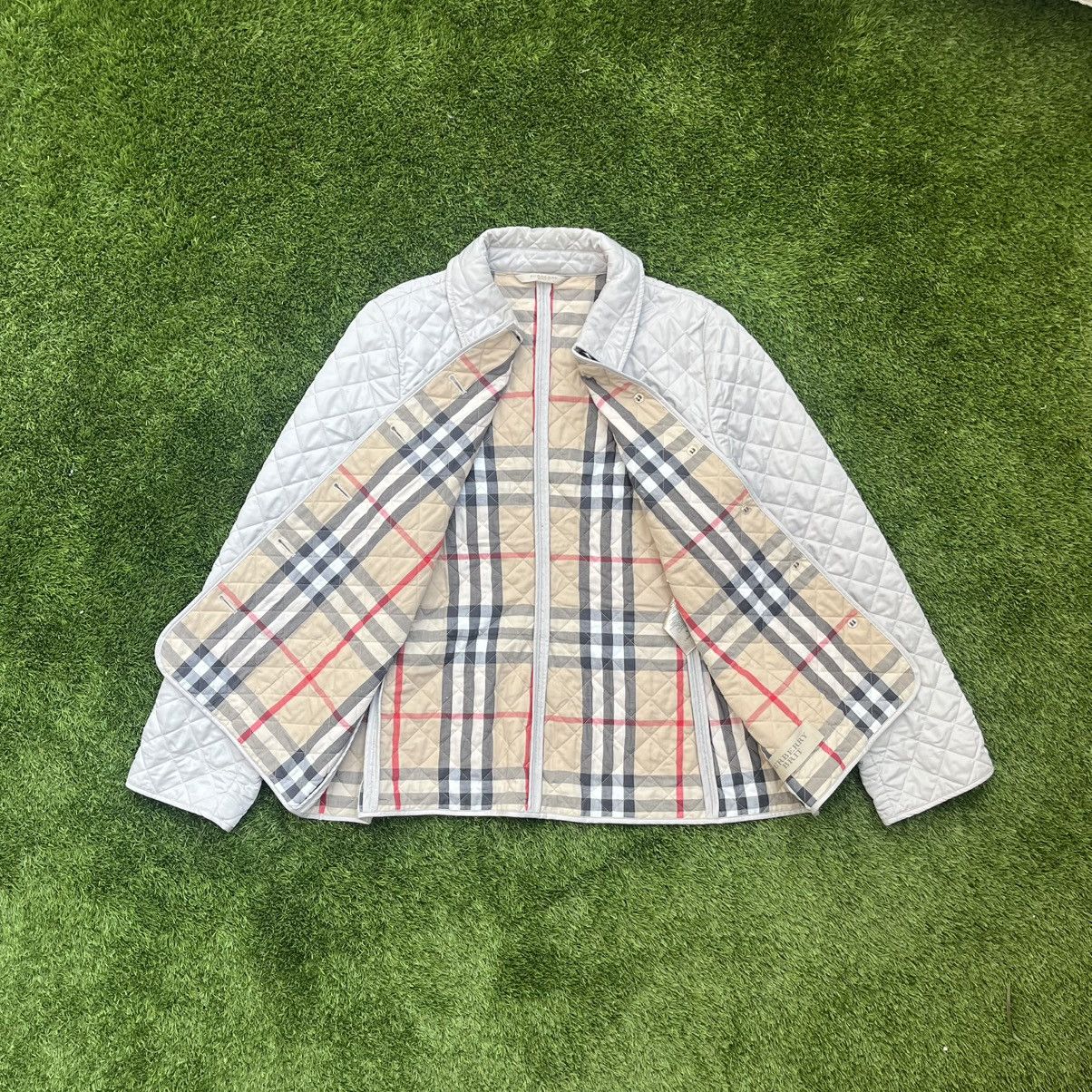 Burberry Burberry Brit Quilted Jacket – Nova Check Lining – Beige Size M / US 6-8 / IT 42-44 - 4 Thumbnail