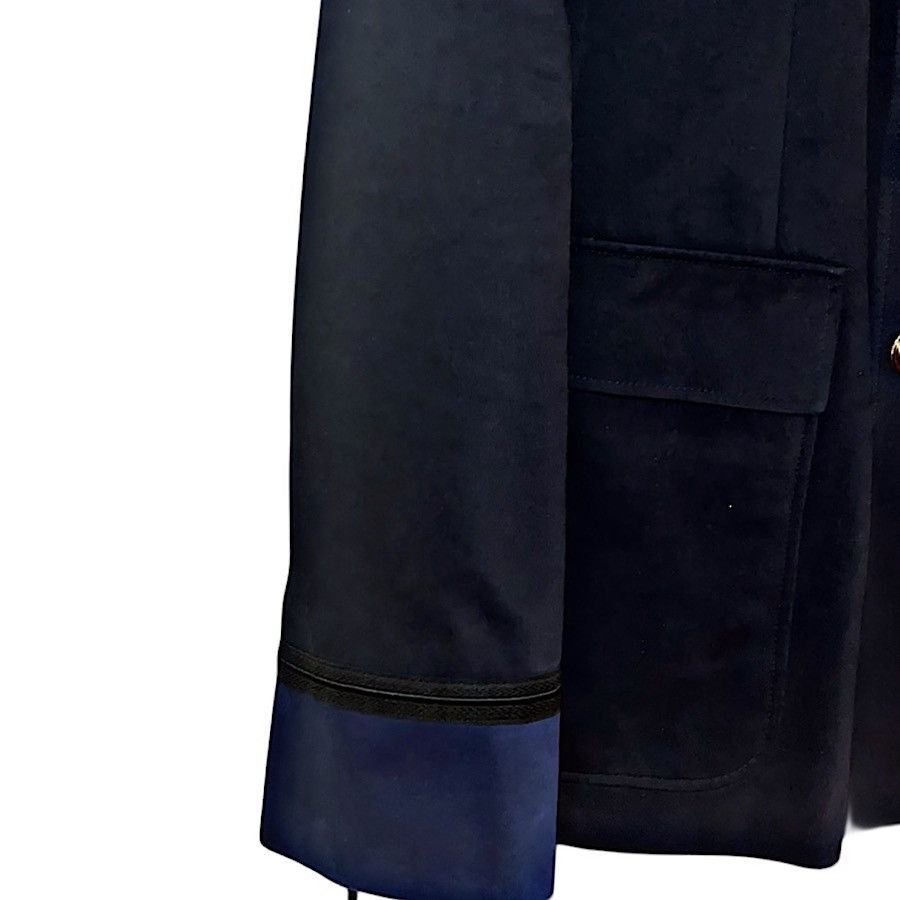Gucci Authentic Gucci 01 AW Tom Ford Runway Navy Emblem Blazer Size 44R - 4 Thumbnail